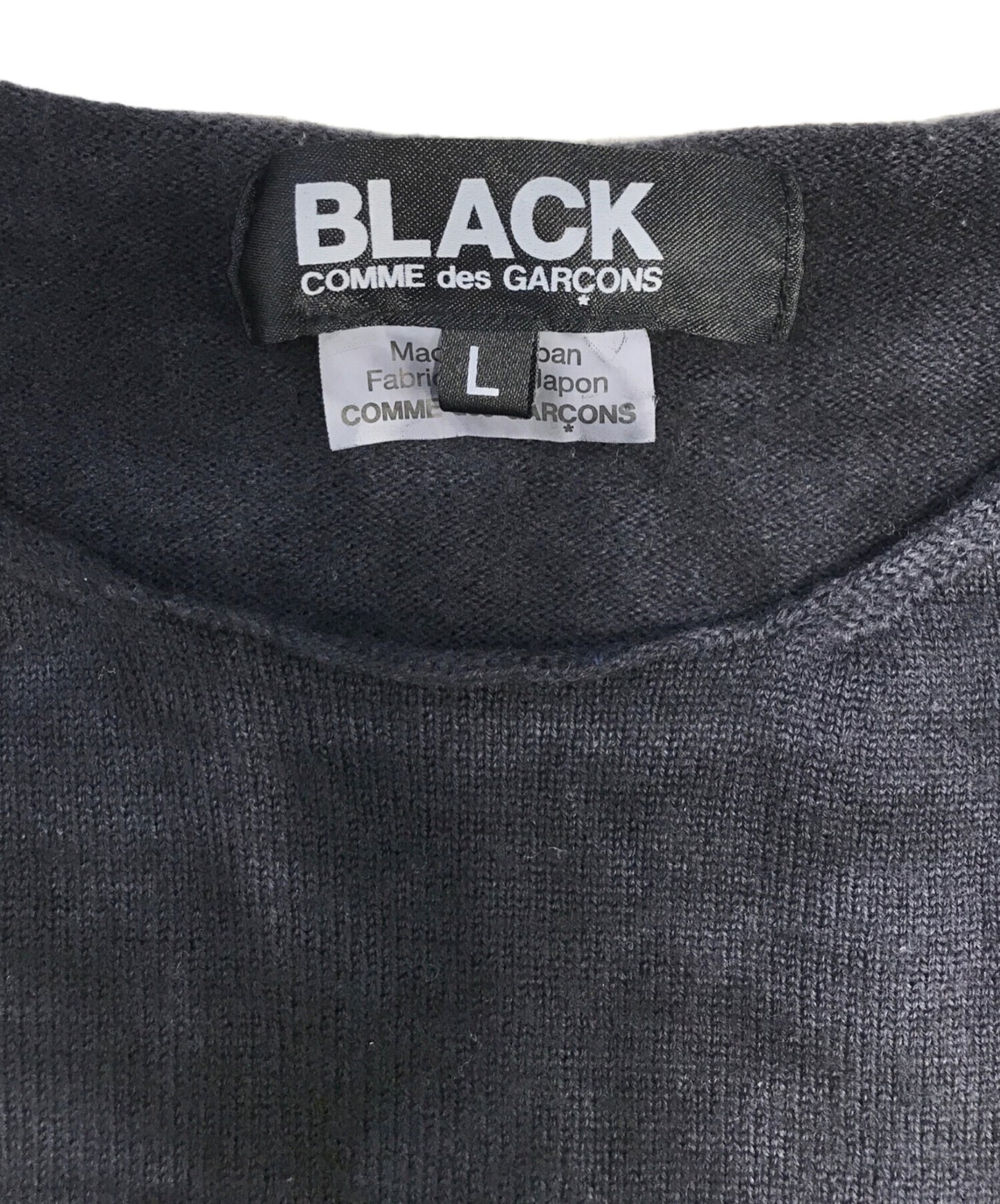 [Pre-owned] BLACK COMME des GARCONS knit with a full pattern 1B-N001