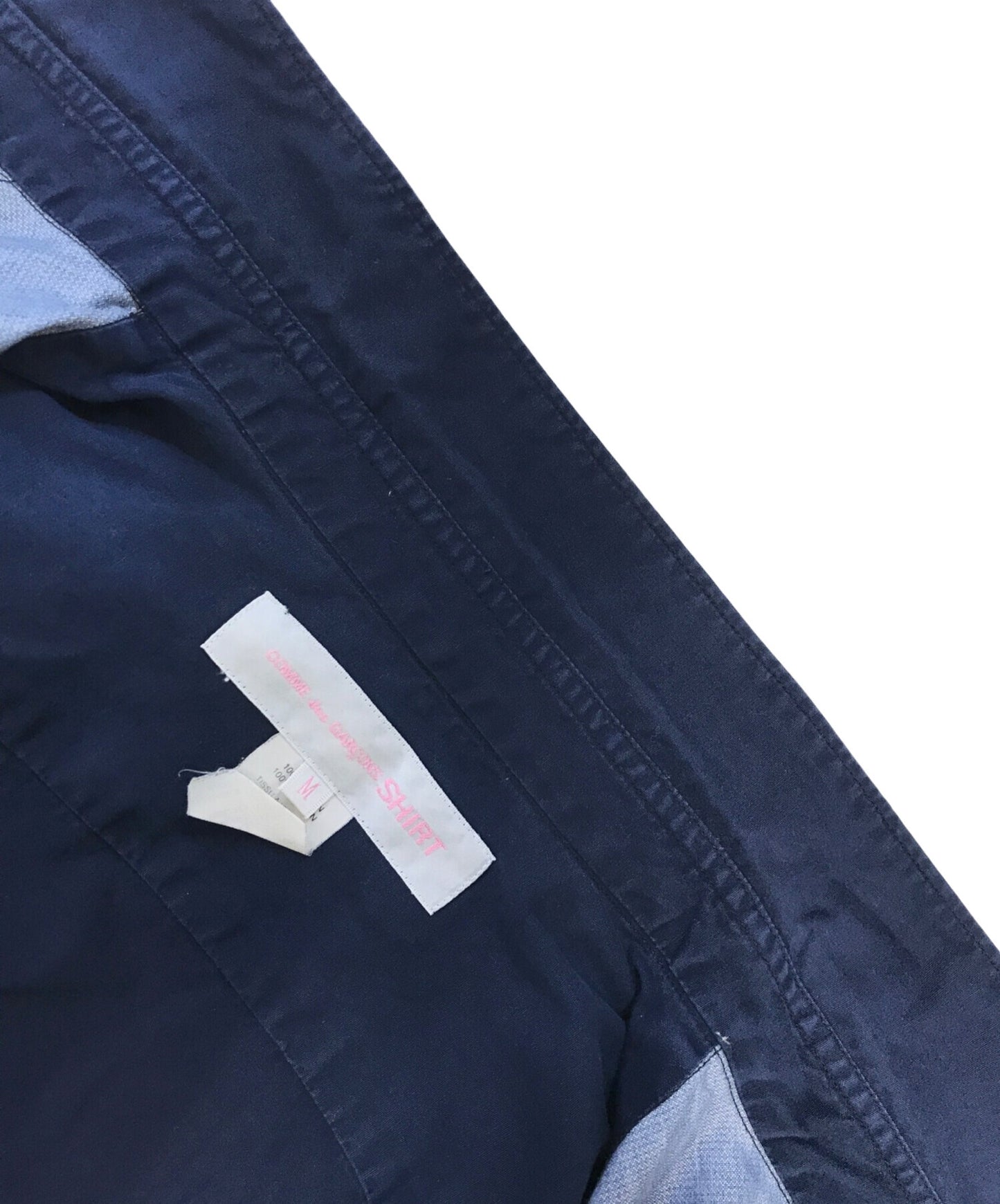[Pre-owned] COMME des GARCONS SHIRT patchwork shirt S21816