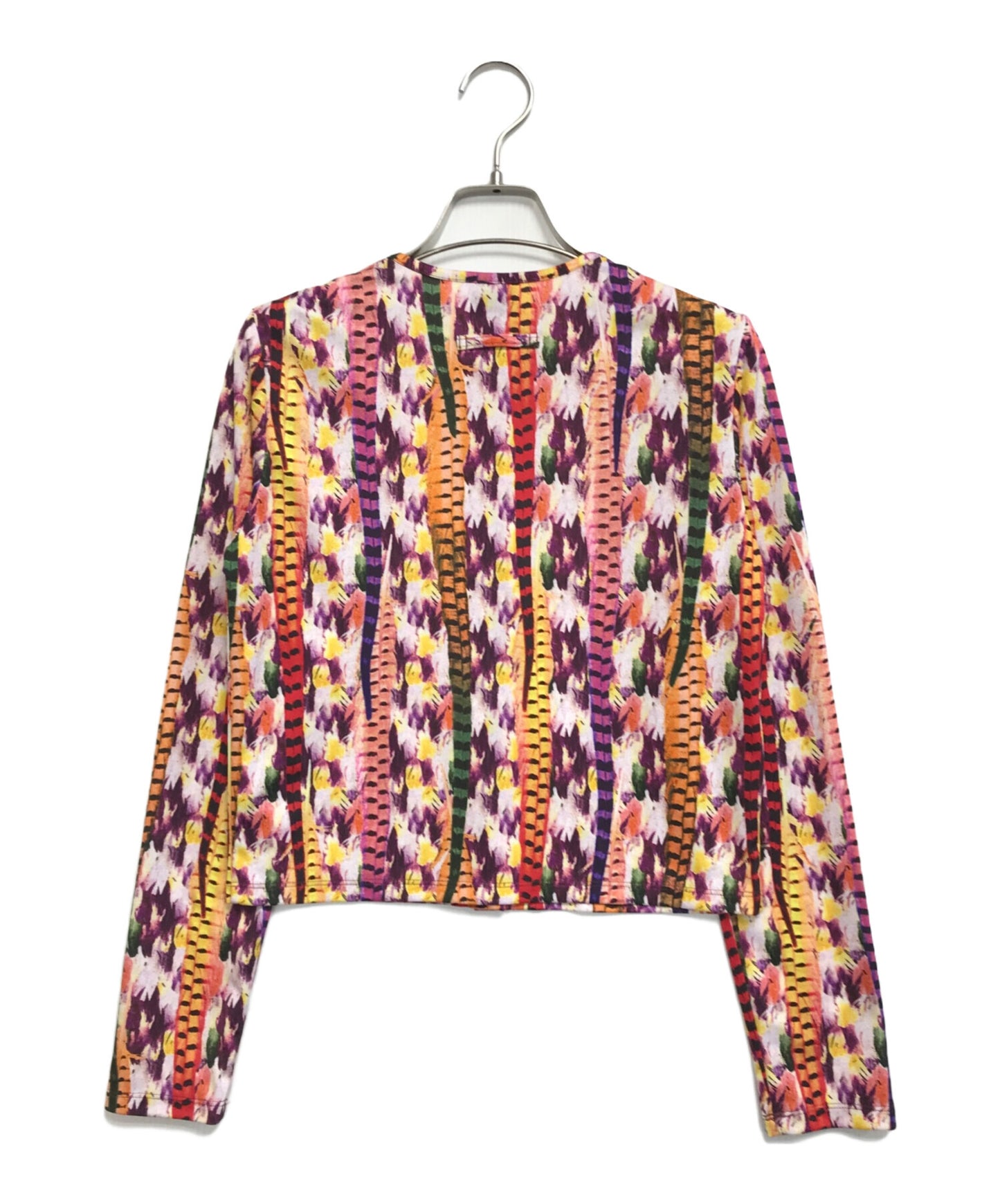 [Pre-owned] Jean Paul Gaultier FEMME Transfer Print Cardigan