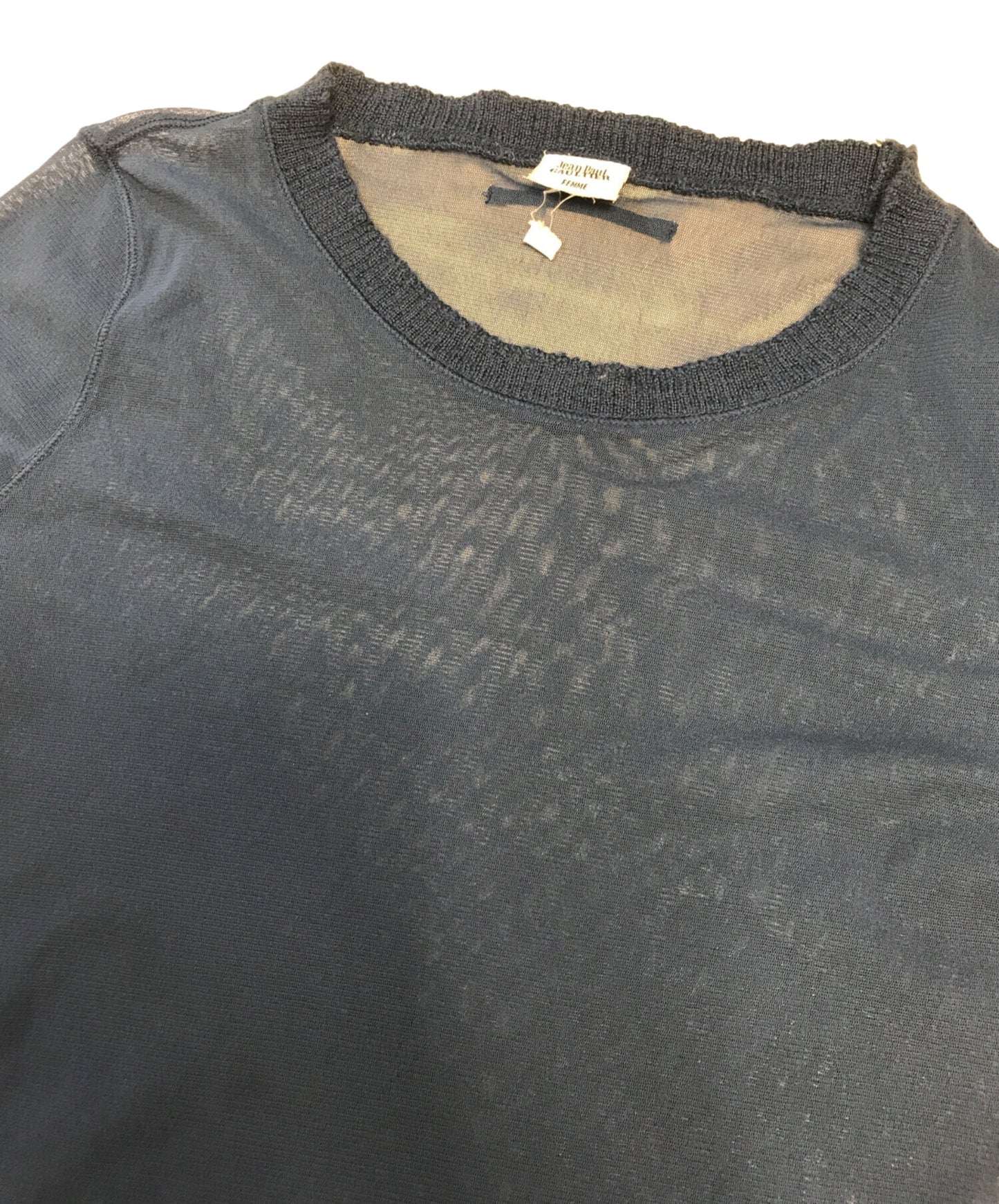 [Pre-owned] Jean Paul Gaultier FEMME Rib Knit Power Net Cut and Sewn