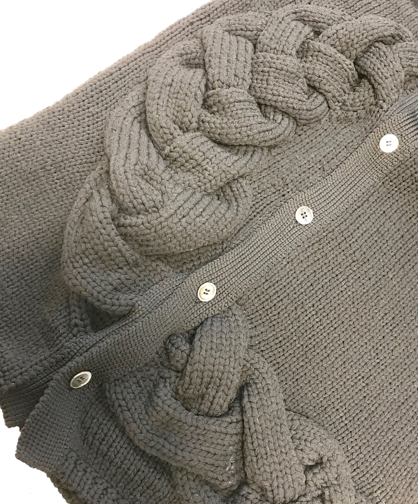 [Pre-owned] COMME des GARCONS HOMME PLUS Cable Knit Cardigan PL-N010