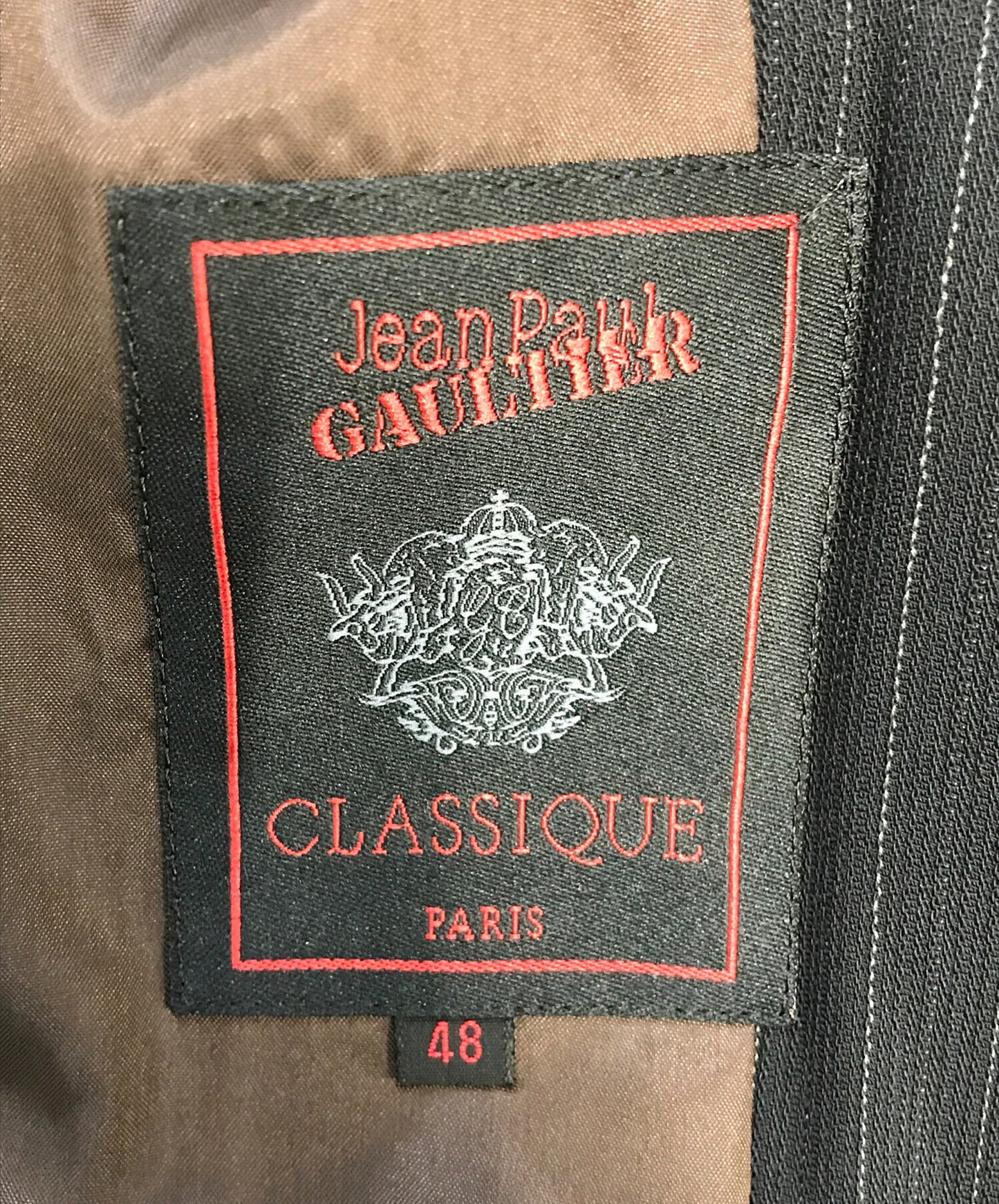 [Pre-owned] Jean Paul GAULTIER CLASSIQUE Striped super long coat 445908
