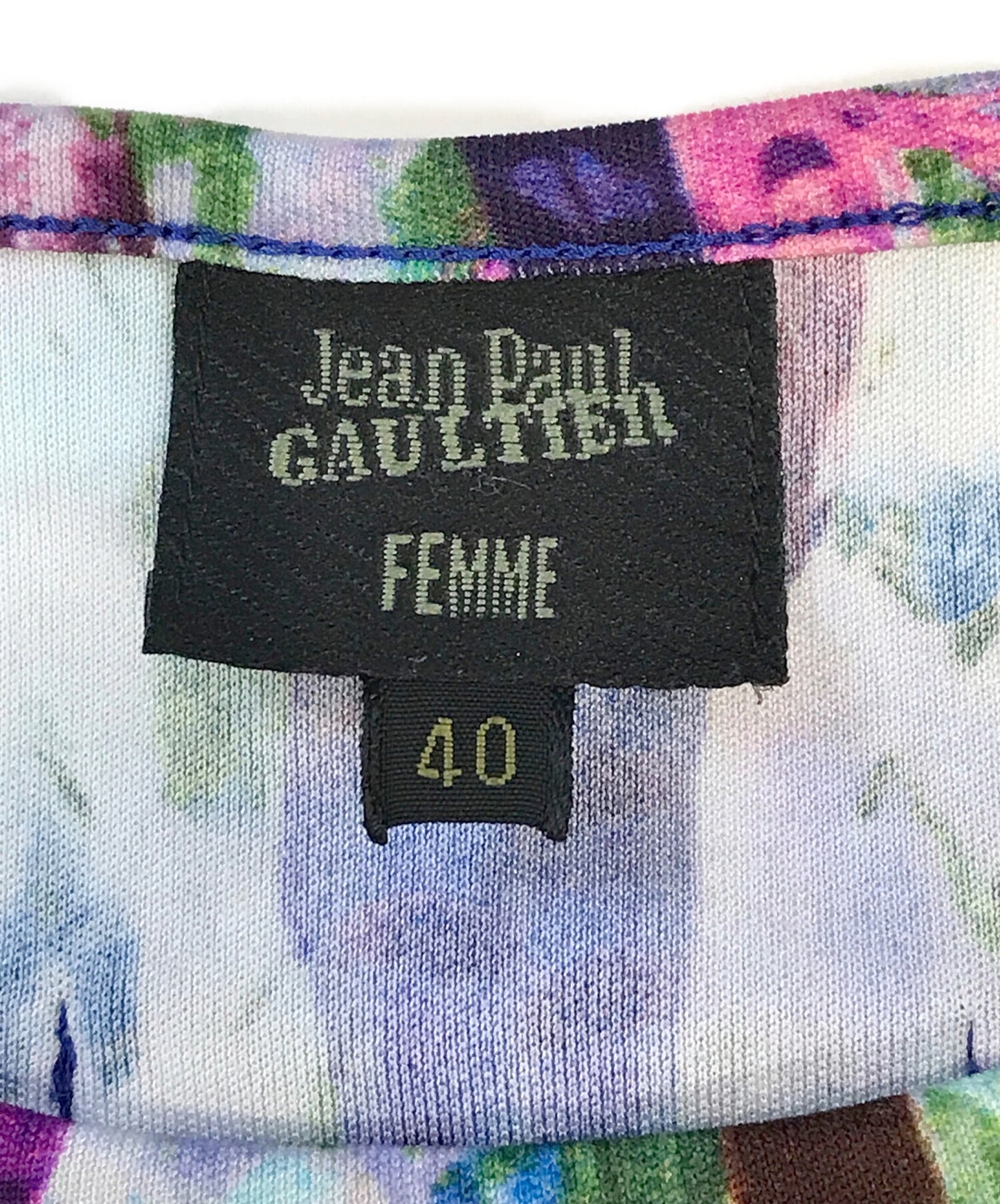 [Pre-owned] Jean Paul Gaultier FEMME Transfer Print T-Shirt