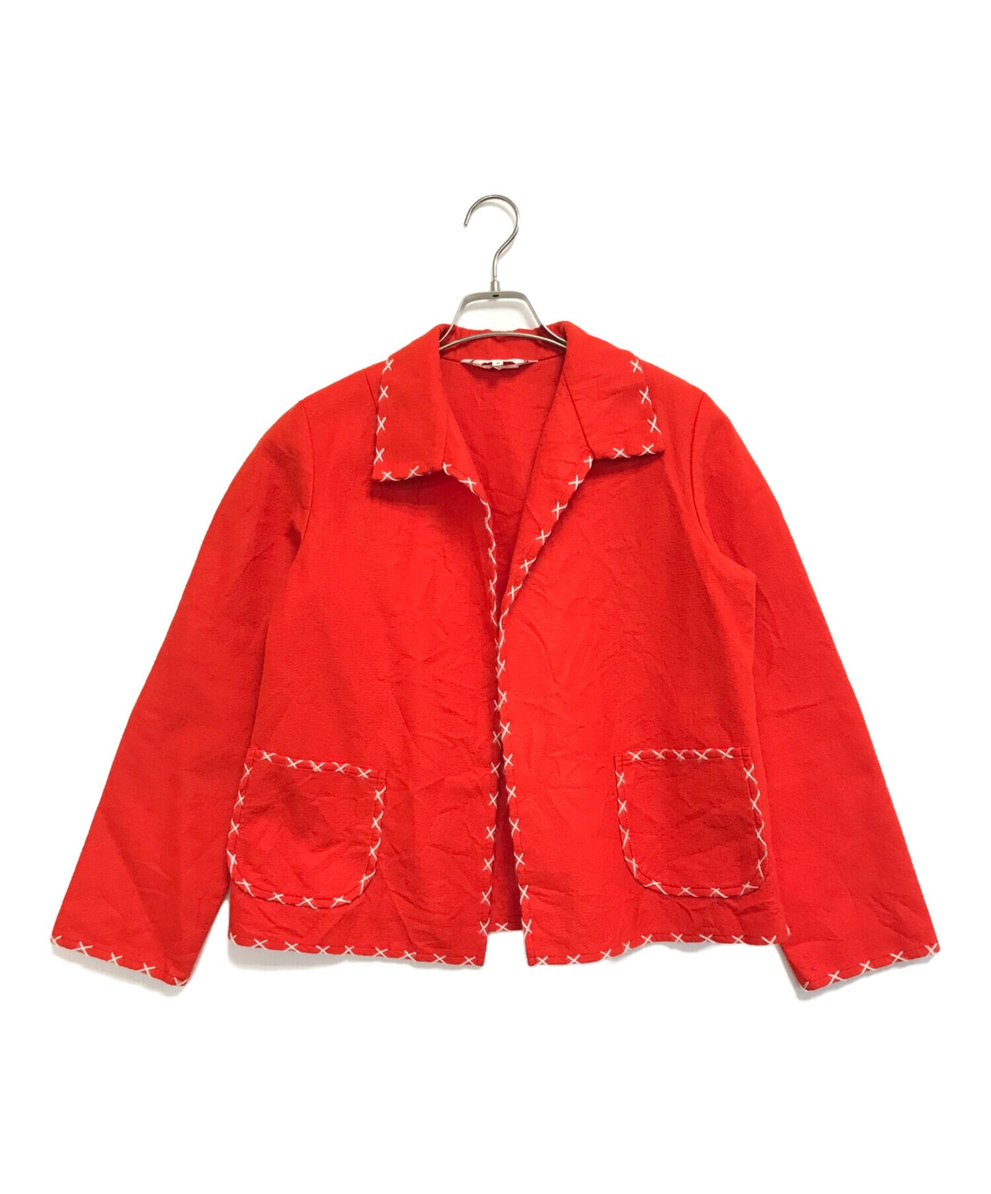 [Pre-owned] COMME des GARCONS GIRL Cross-stitched Product-washed Jacket NH-J001