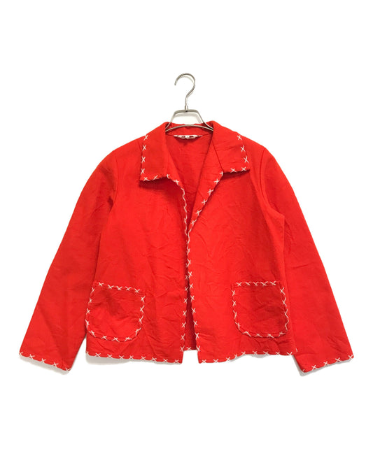[Pre-owned] COMME des GARCONS GIRL Cross-stitched Product-washed Jacket NH-J001