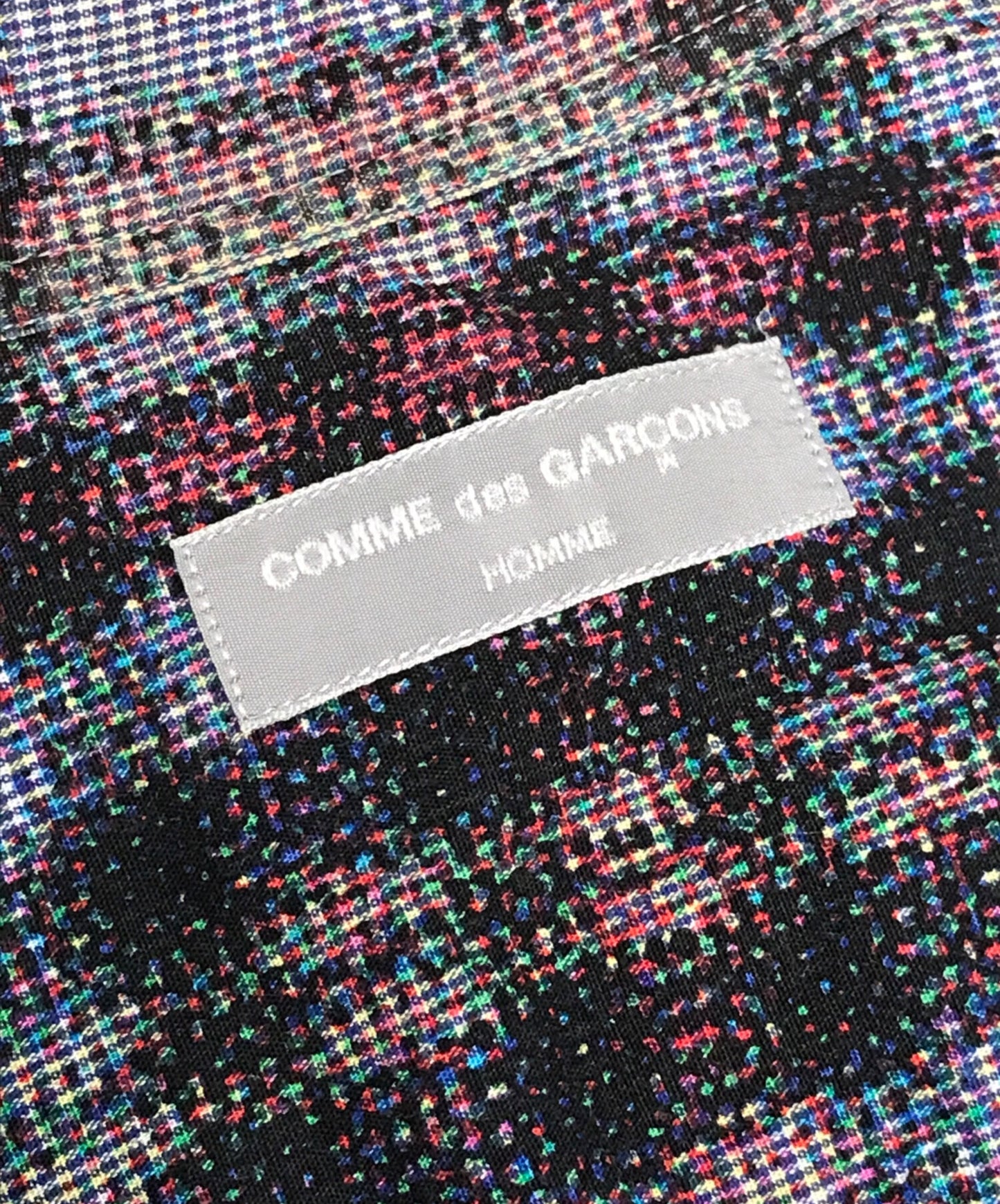 [Pre-owned] COMME des GARCONS HOMME S/S shirt with different material changeover HF-B008