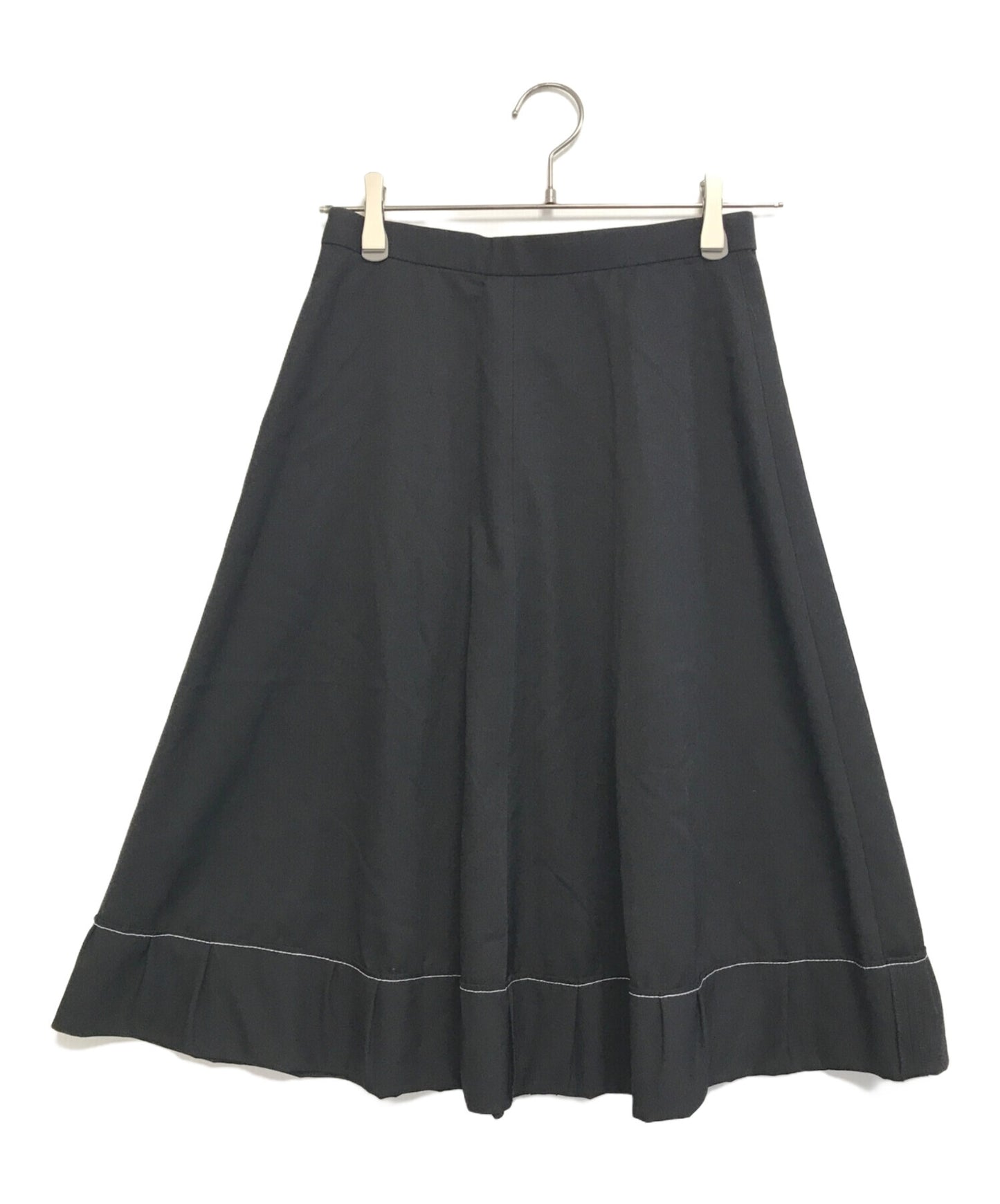 [Pre-owned] ROBE DE CHAMBRE COMME DES GARCONS hem-folded wool skirt RS 10043M