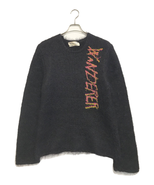 [Pre-owned] COMME des GARCONS SHIRT printed mohair knit W10305