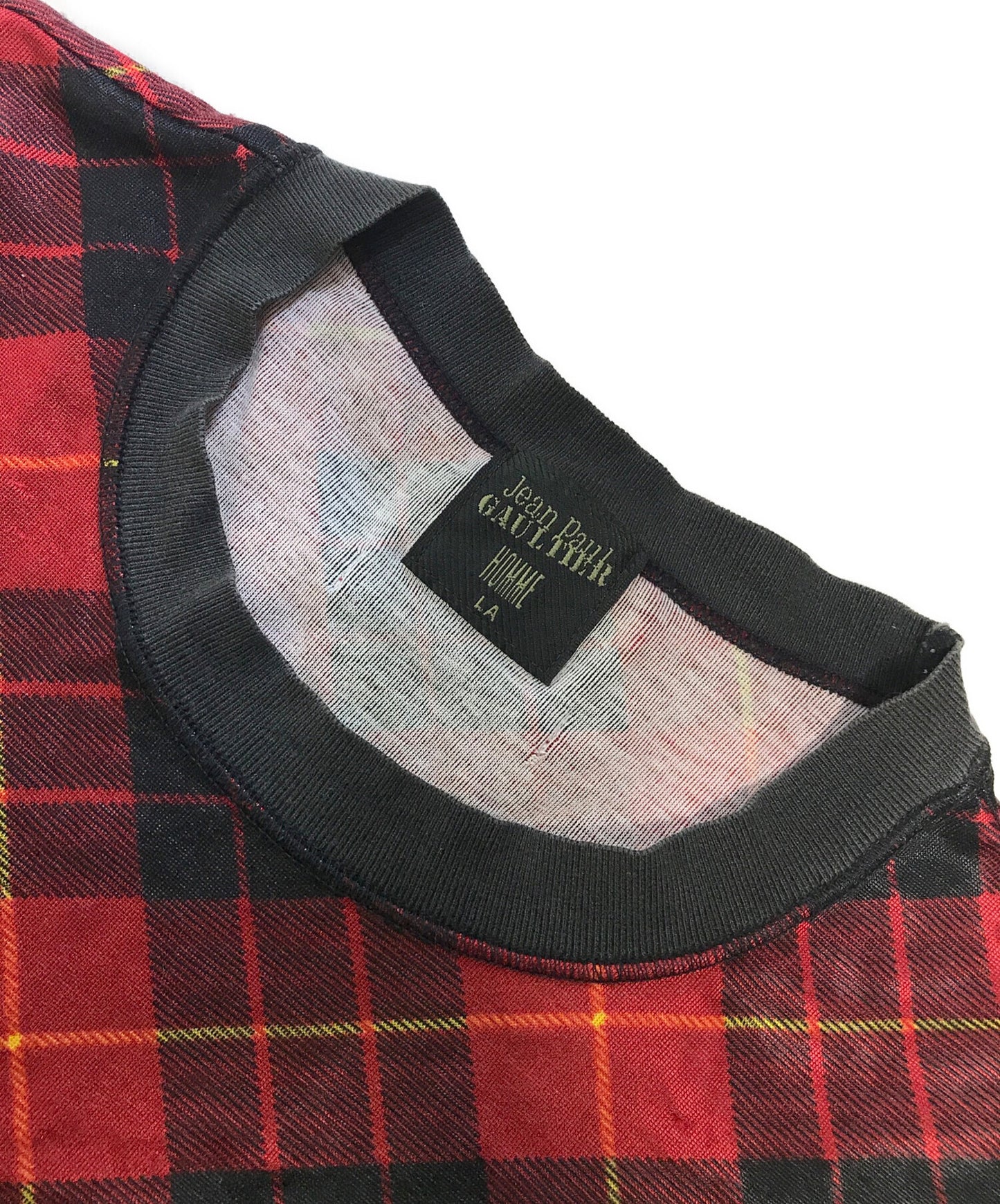 [Pre-owned] Jean Paul Gaultier homme Power Net Check T-Shirt