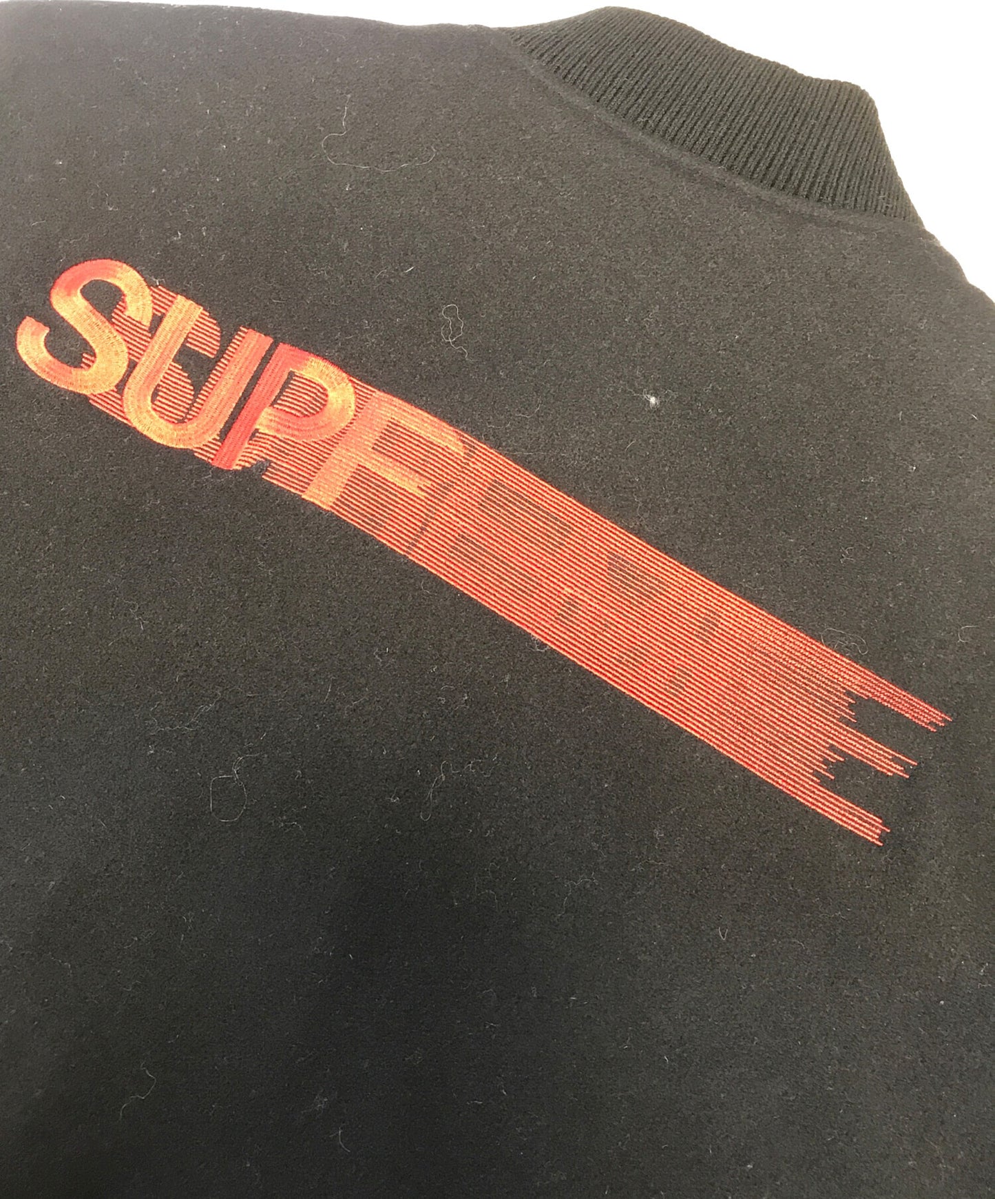 [Pre-owned] SUPREME Motion Logo Varsity Jacket