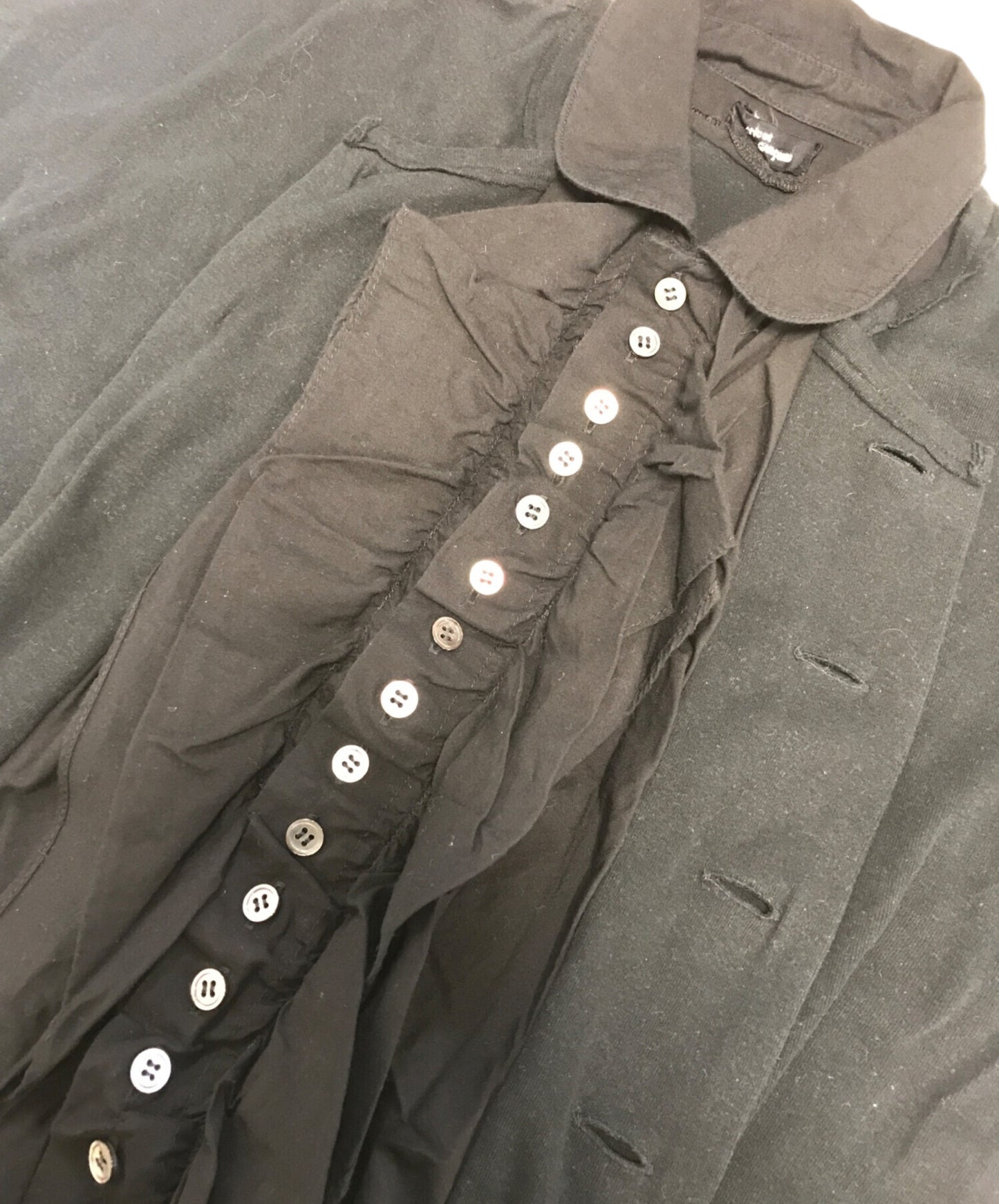 [Pre-owned] tricot COMME des GARCONS Docking round collar shirt TO-T036