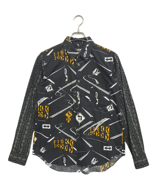 [Pre-owned] BLACK COMME des GARCONS shirt with a switched pattern 1E-B009