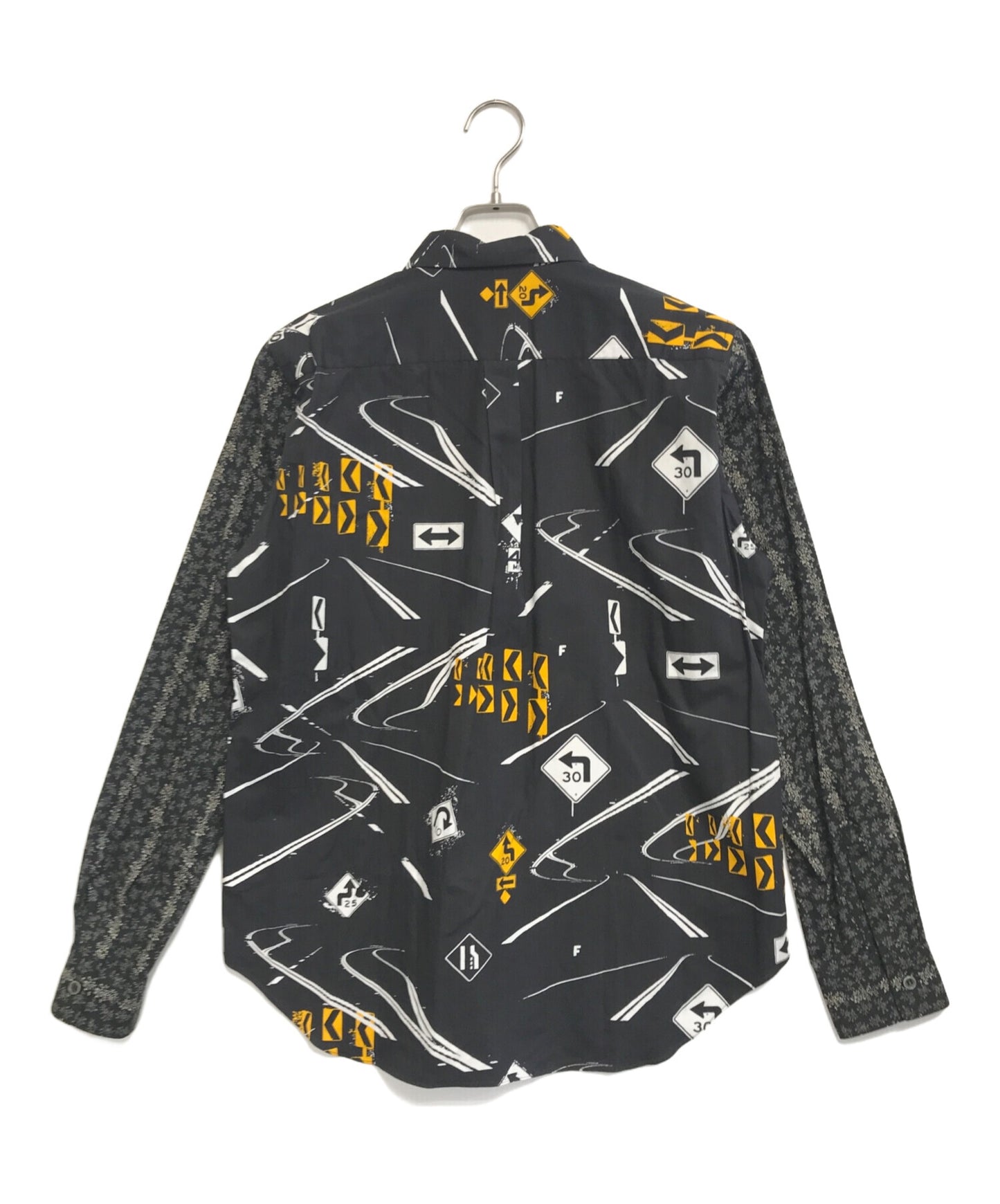 [Pre-owned] BLACK COMME des GARCONS shirt with a switched pattern 1E-B009
