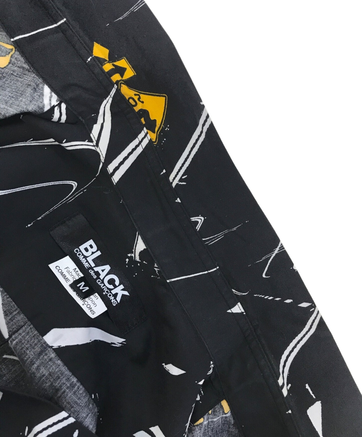 [Pre-owned] BLACK COMME des GARCONS shirt with a switched pattern 1E-B009