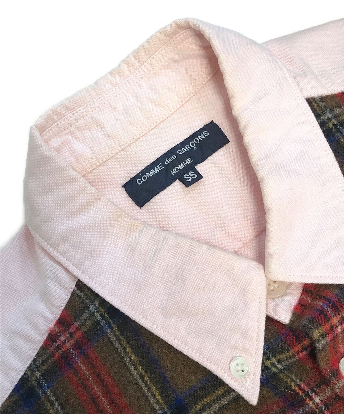 [Pre-owned] COMME des GARCONS HOMME shrunken ruffled shirt HT-B094
