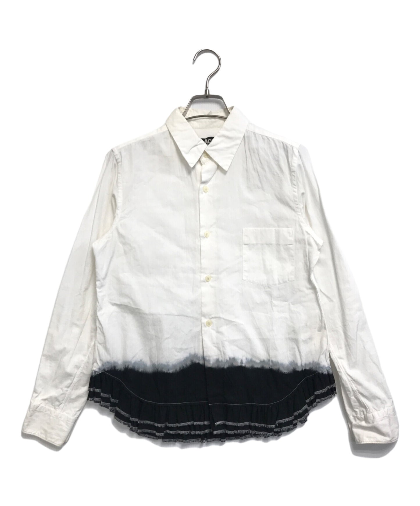 [Pre-owned] BLACK COMME des GARCONS Gradient Ruffle Shirt 1F-B021