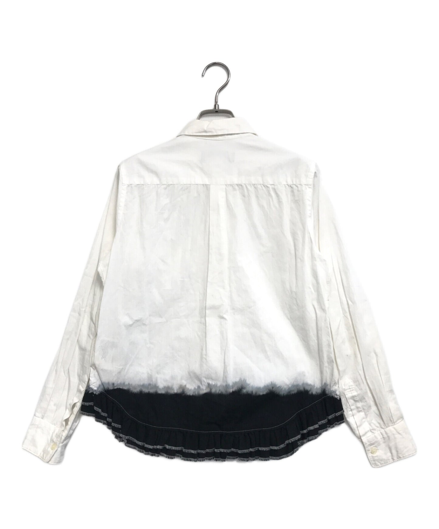 [Pre-owned] BLACK COMME des GARCONS Gradient Ruffle Shirt 1F-B021