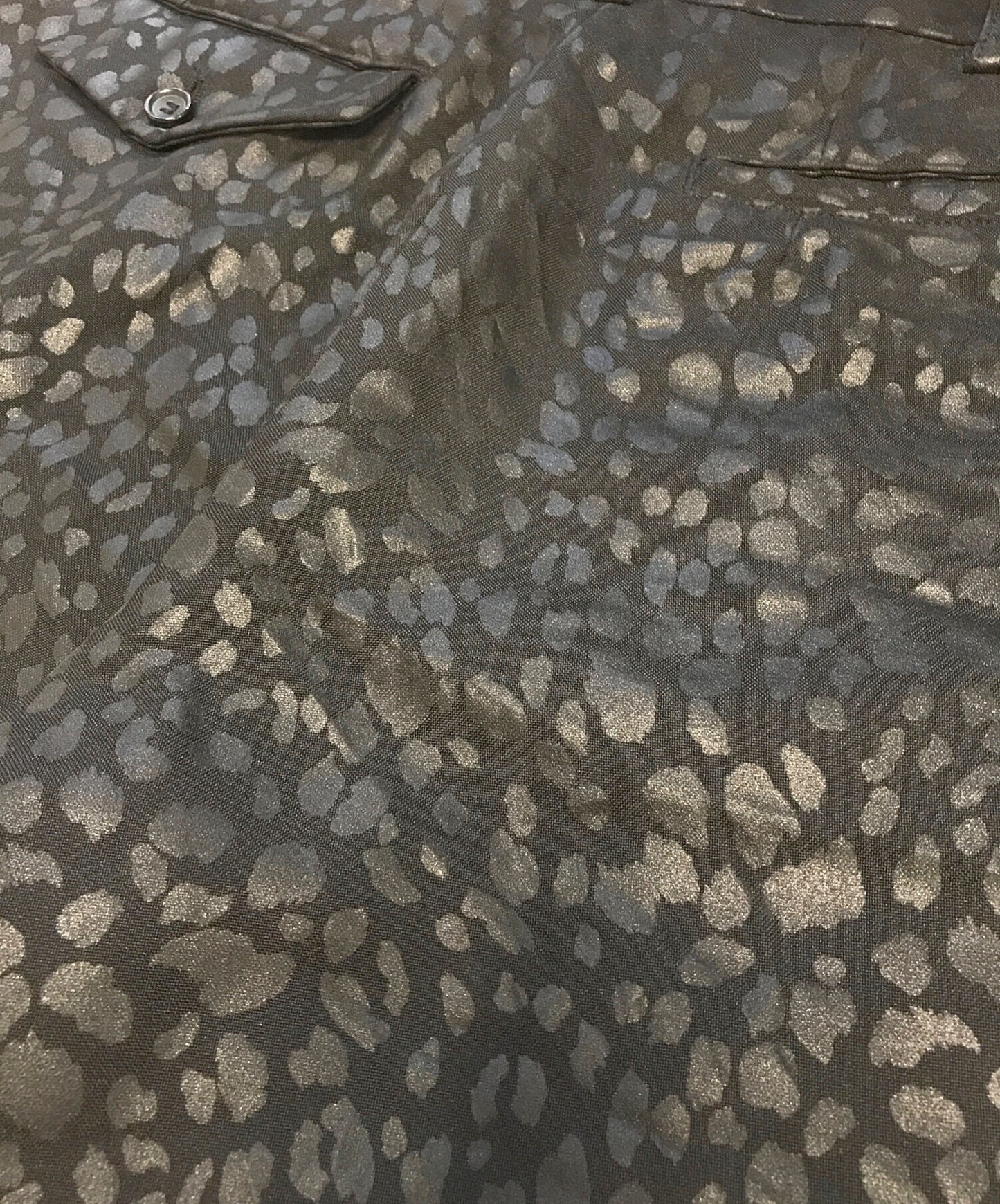 [Pre-owned] BLACK COMME des GARCONS leopard-print pants 1G-P006