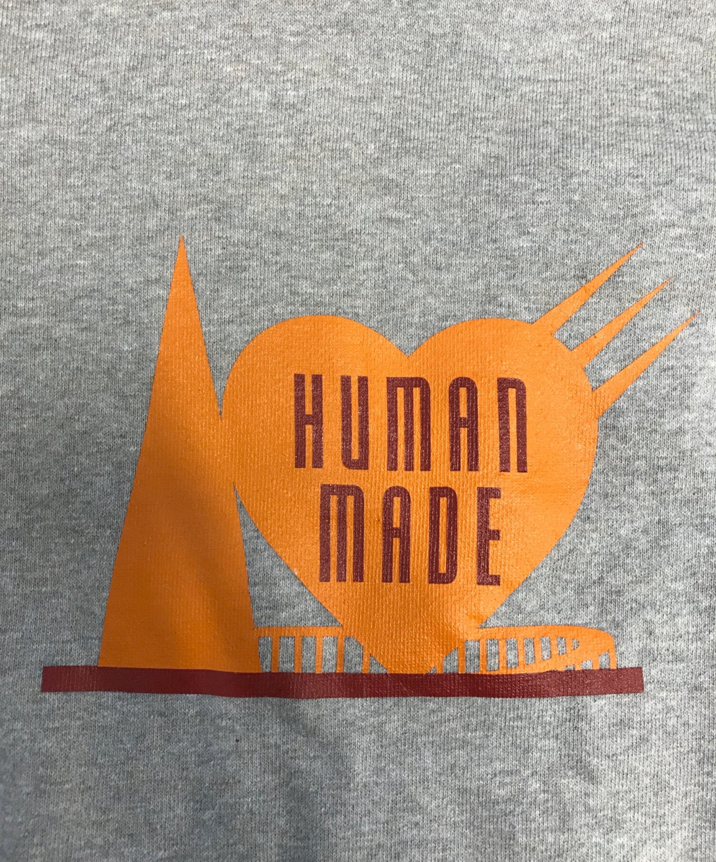 [Pre-owned] HUMAN MADE 2 Tone Half Zip Hoodie HM29CS010
