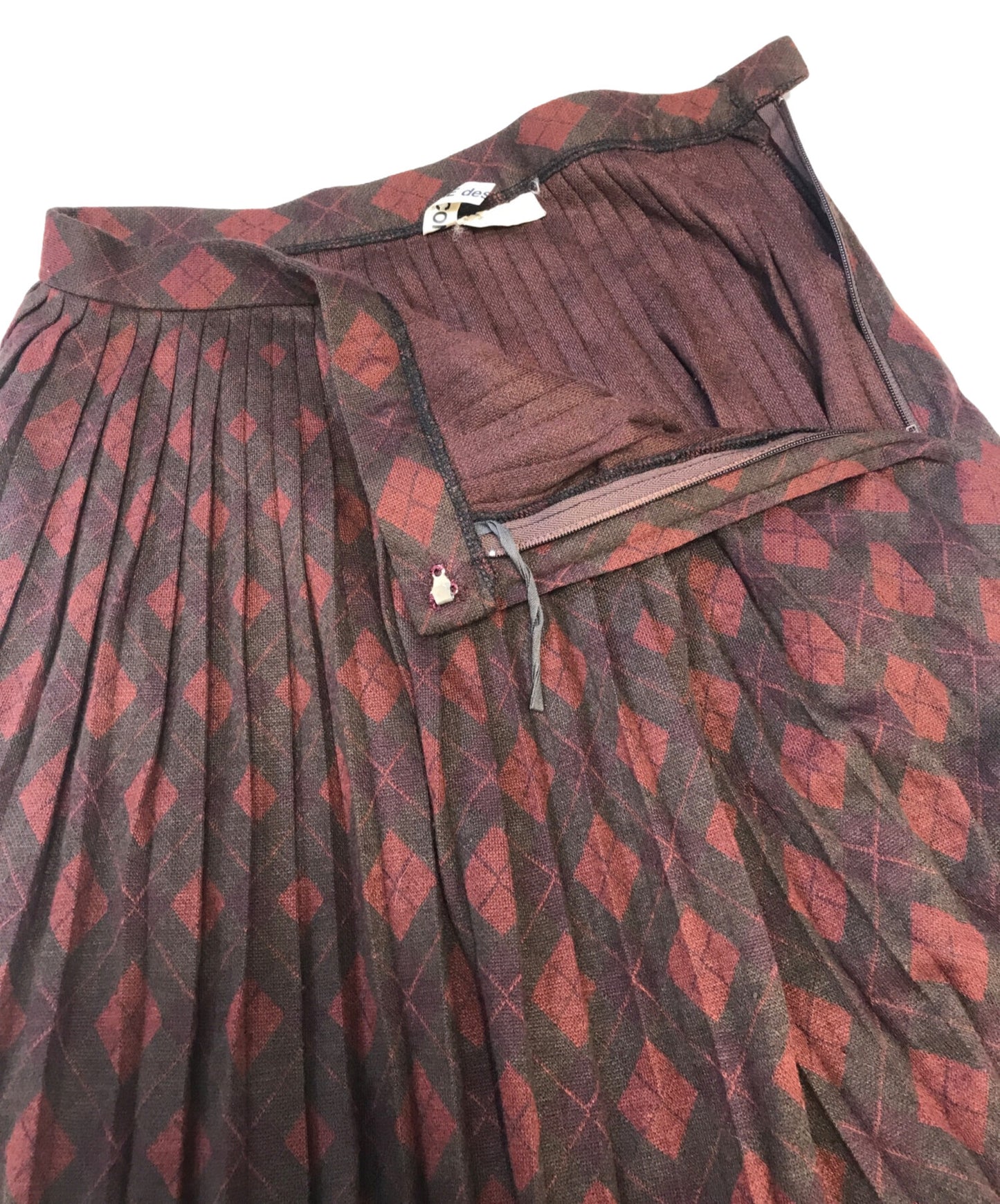 [Pre-owned] COMME des GARCONS check pleated skirt