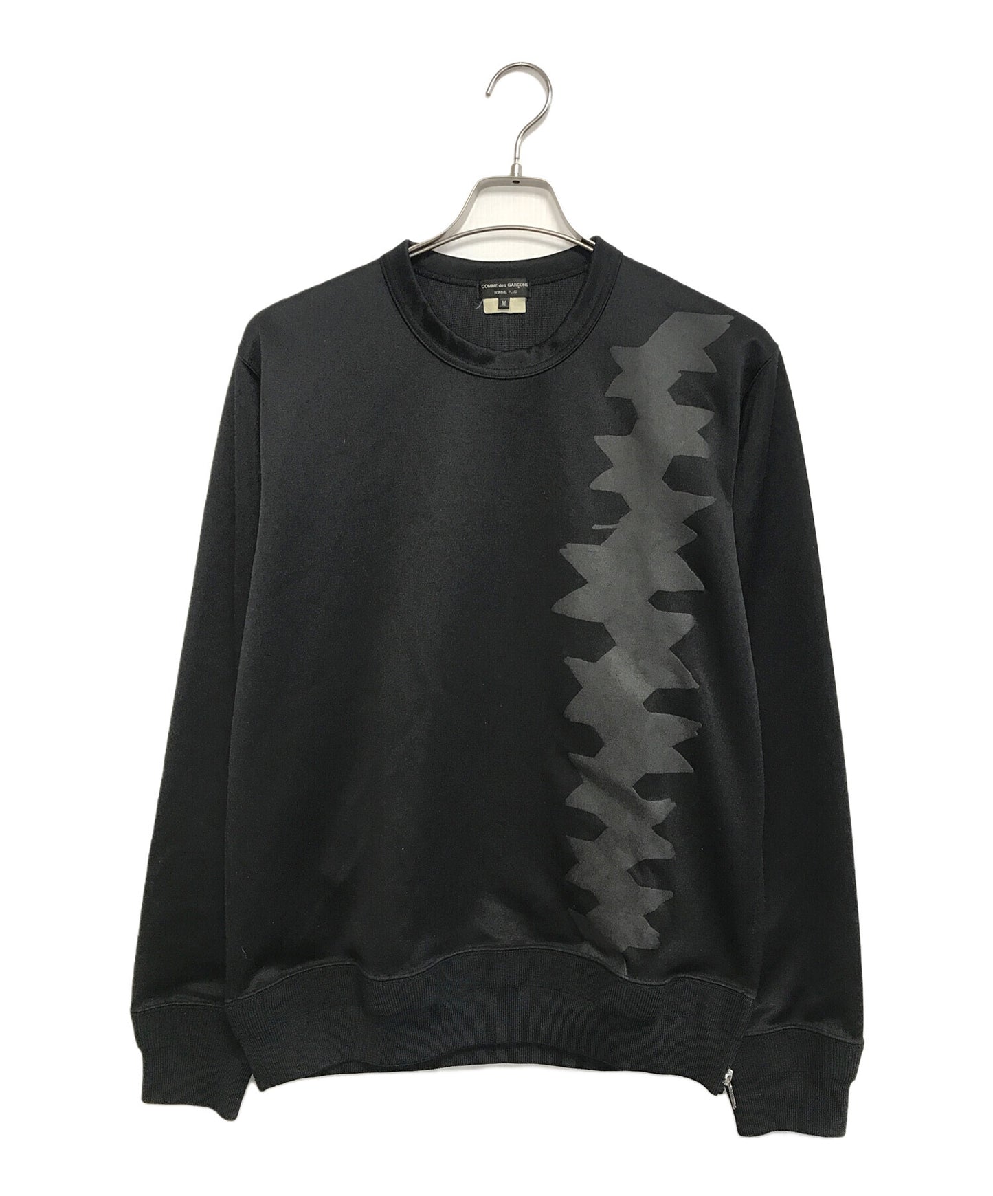 [Pre-owned] COMME des GARCONS HOMME PLUS Side Zip Print Sweatshirt PR-T007