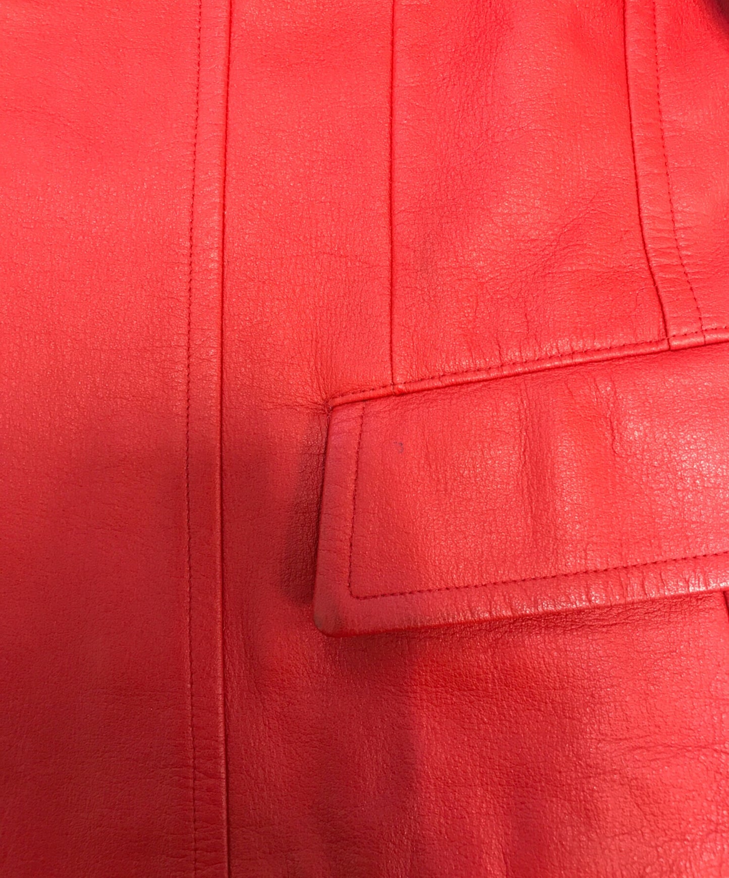 [Pre-owned] ROBE DE CHAMBRE COMME DES GARCONS Bicolor F leather jacket RJ-04014M