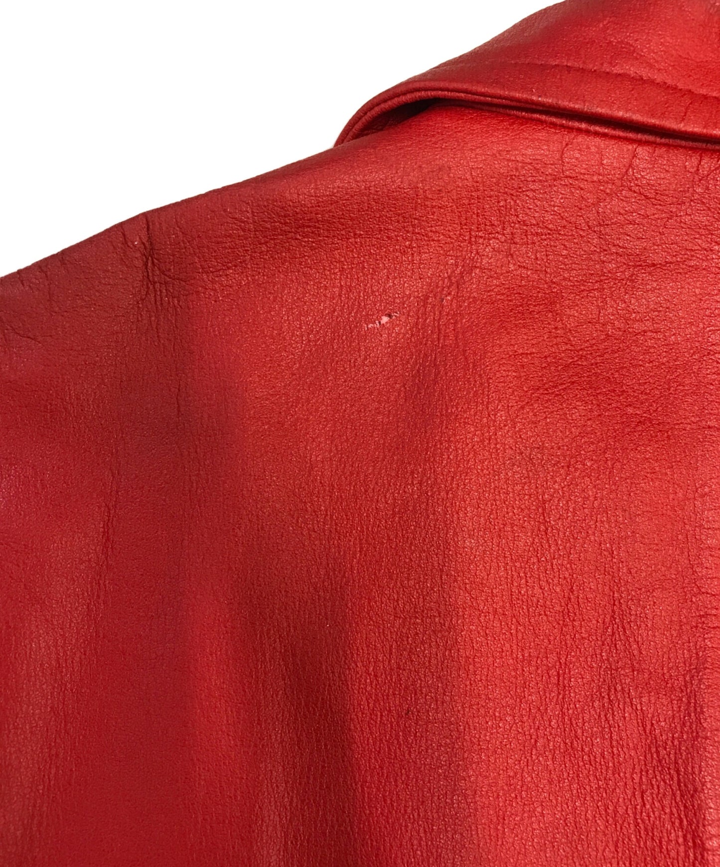 [Pre-owned] ROBE DE CHAMBRE COMME DES GARCONS Bicolor F leather jacket RJ-04014M