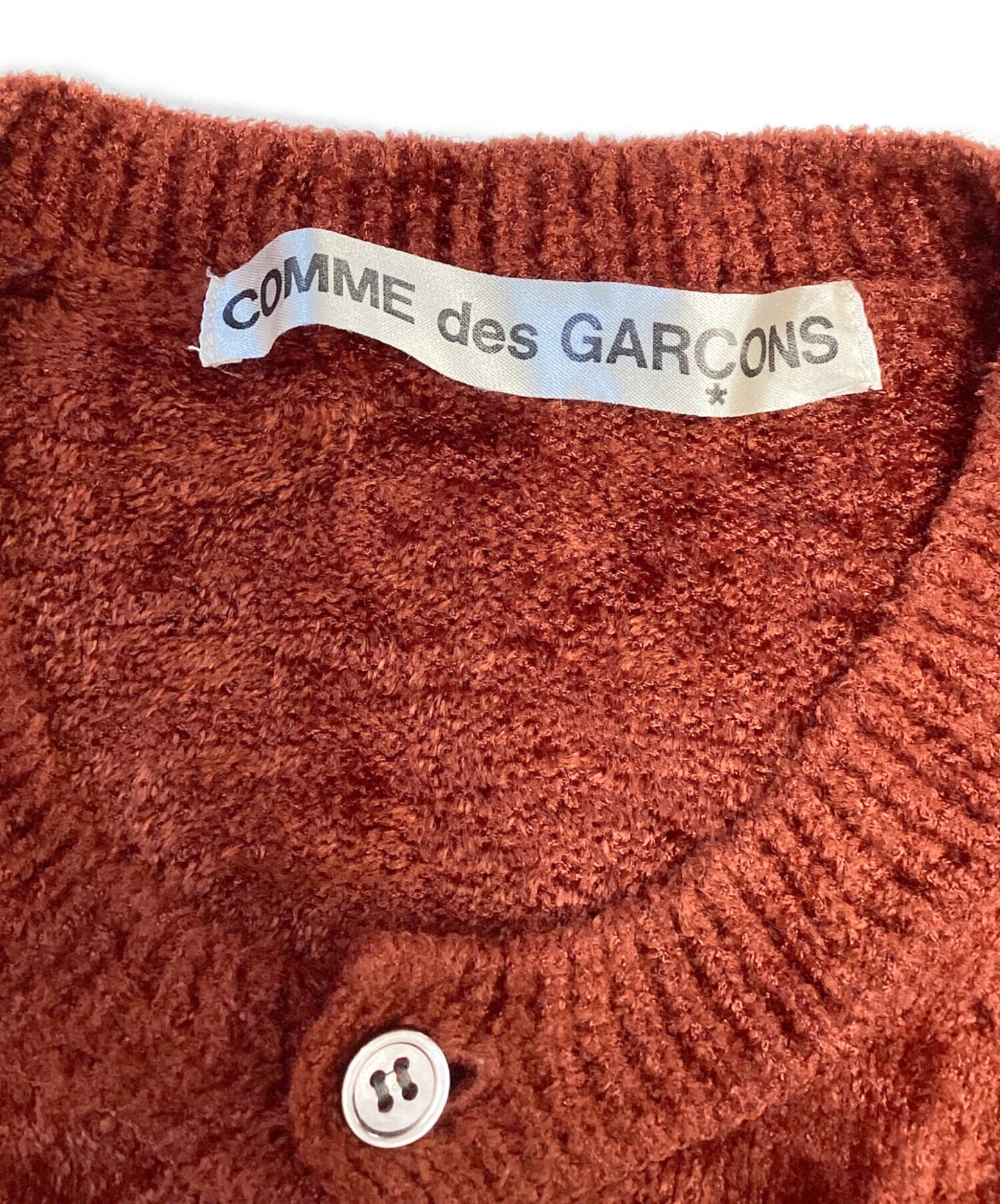 [Pre-owned] COMME des GARCONS velours cardigan GN-040430