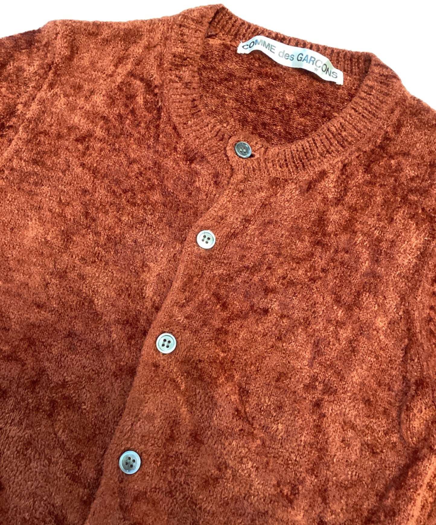 [Pre-owned] COMME des GARCONS velours cardigan GN-040430
