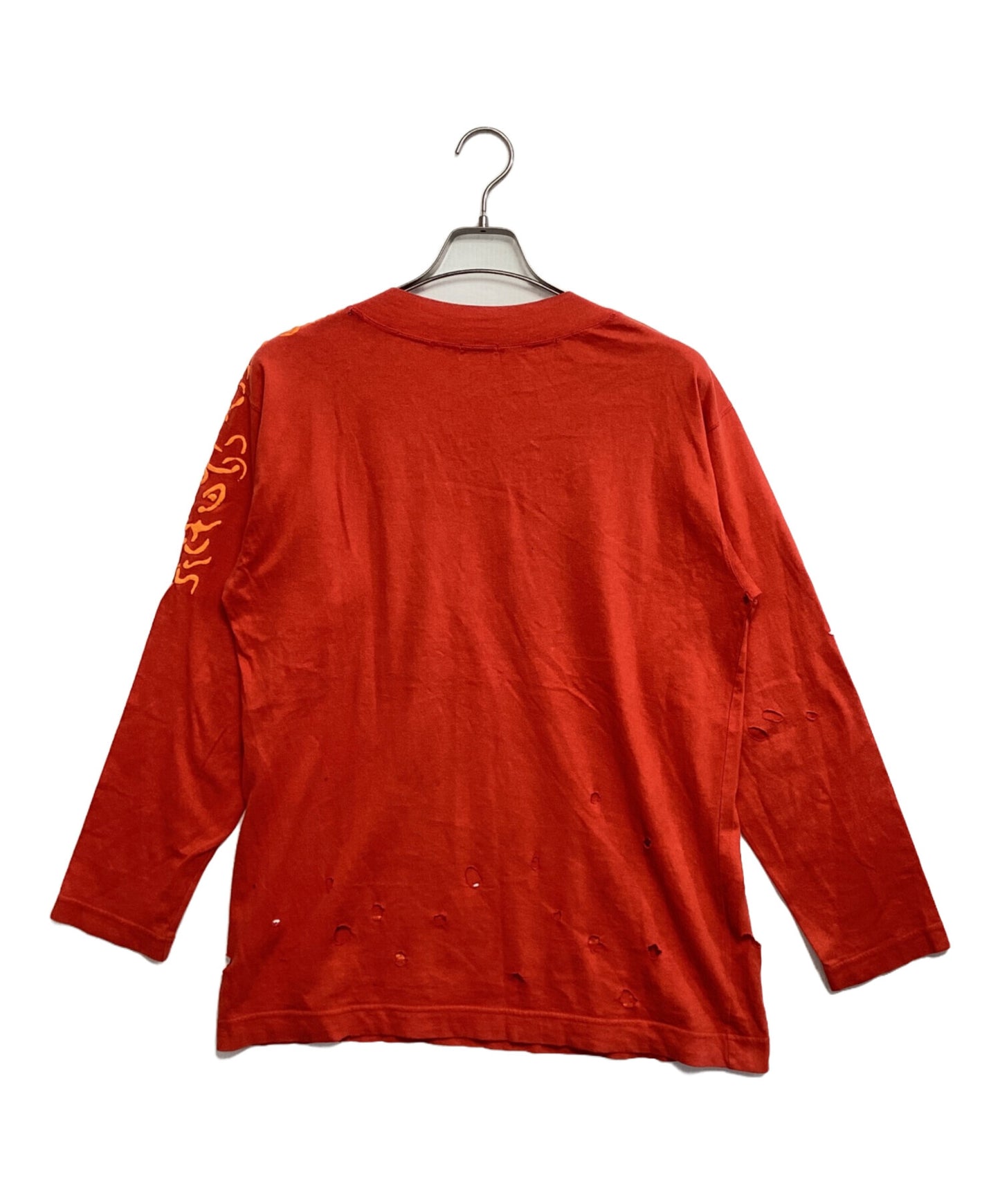 [Pre-owned] COMME des GARCONS HOMME Foam Print Damaged L/S Cut and Sewn HT-100240
