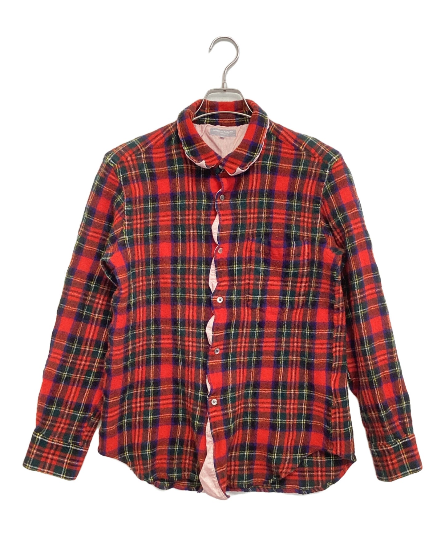 [Pre-owned] COMME des GARCONS HOMME Paneled Check Shirt