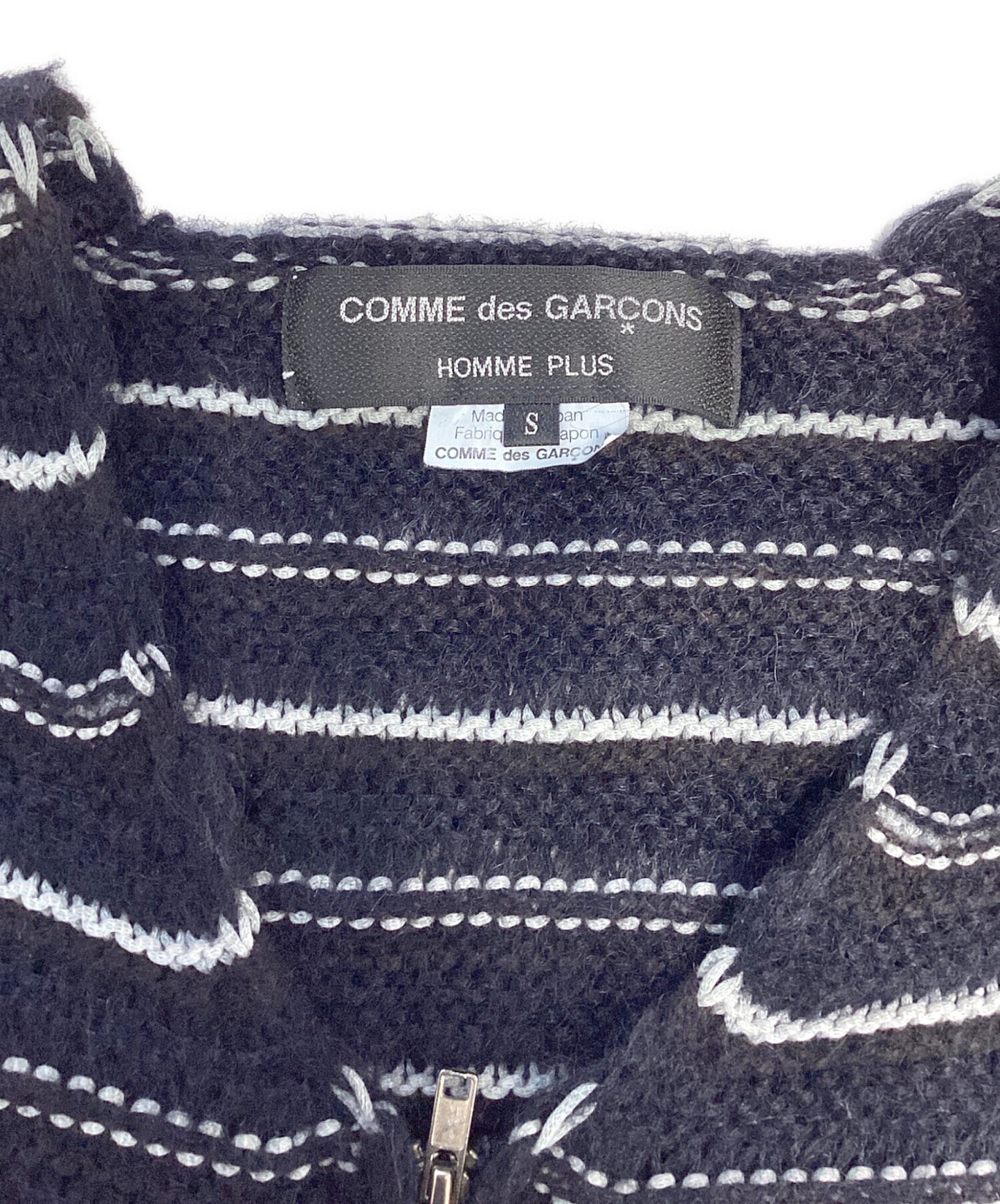 [Pre-owned] COMME des GARCONS HOMME PLUS Inside-out Zip Knit Cardigan PH-N026