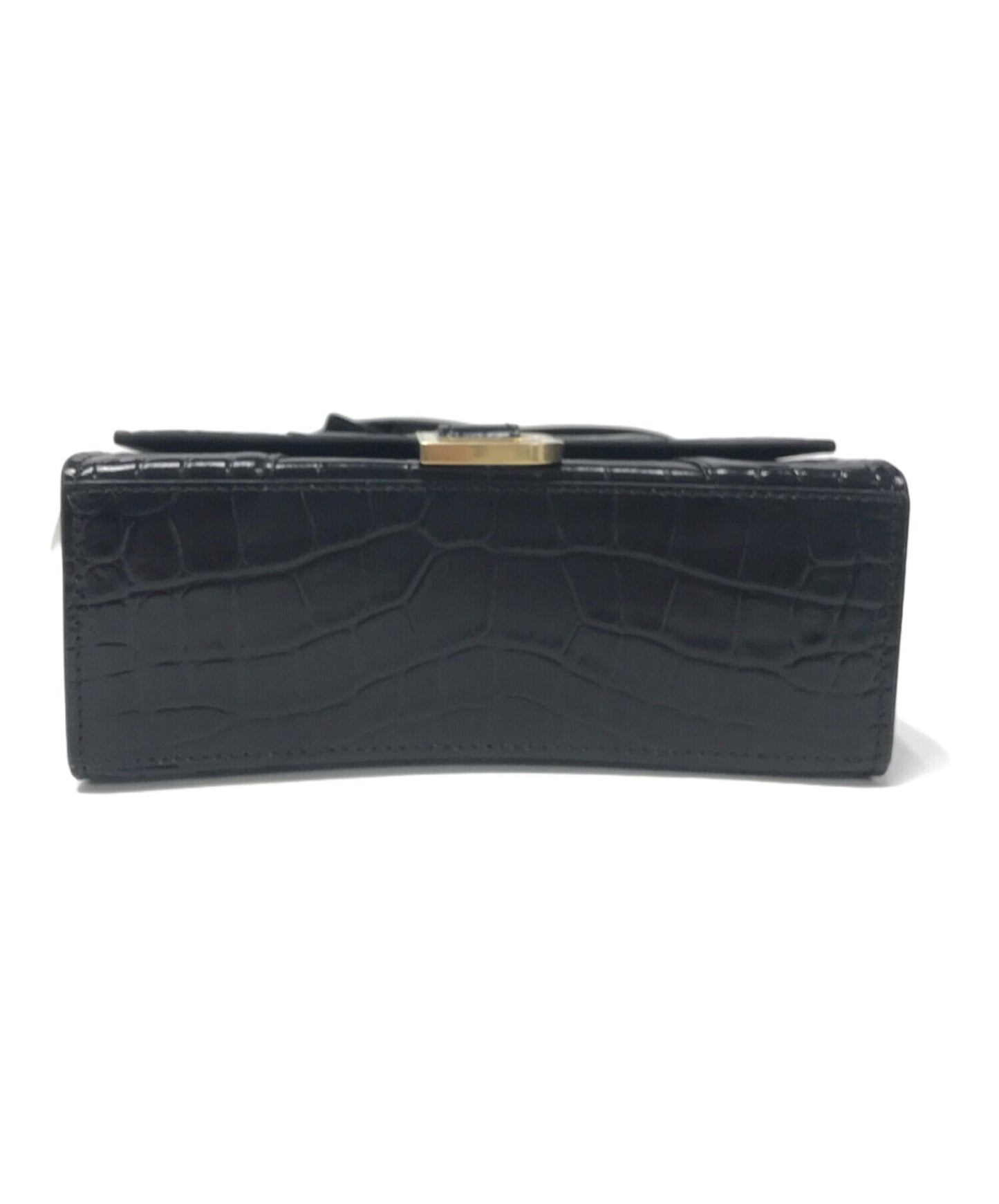 [Pre-owned] BALENCIAGA Crocodile-Embossed 2-Way Handbag 592833