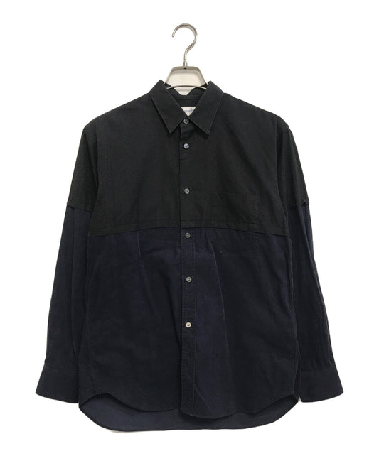 [Pre-owned] COMME des GARCONS SHIRT Shirt with Mixed-Fabric Panels W24046