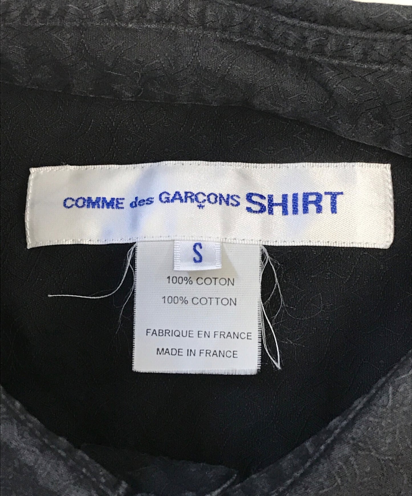 [Pre-owned] COMME des GARCONS SHIRT Shirt with Mixed-Fabric Panels W24046