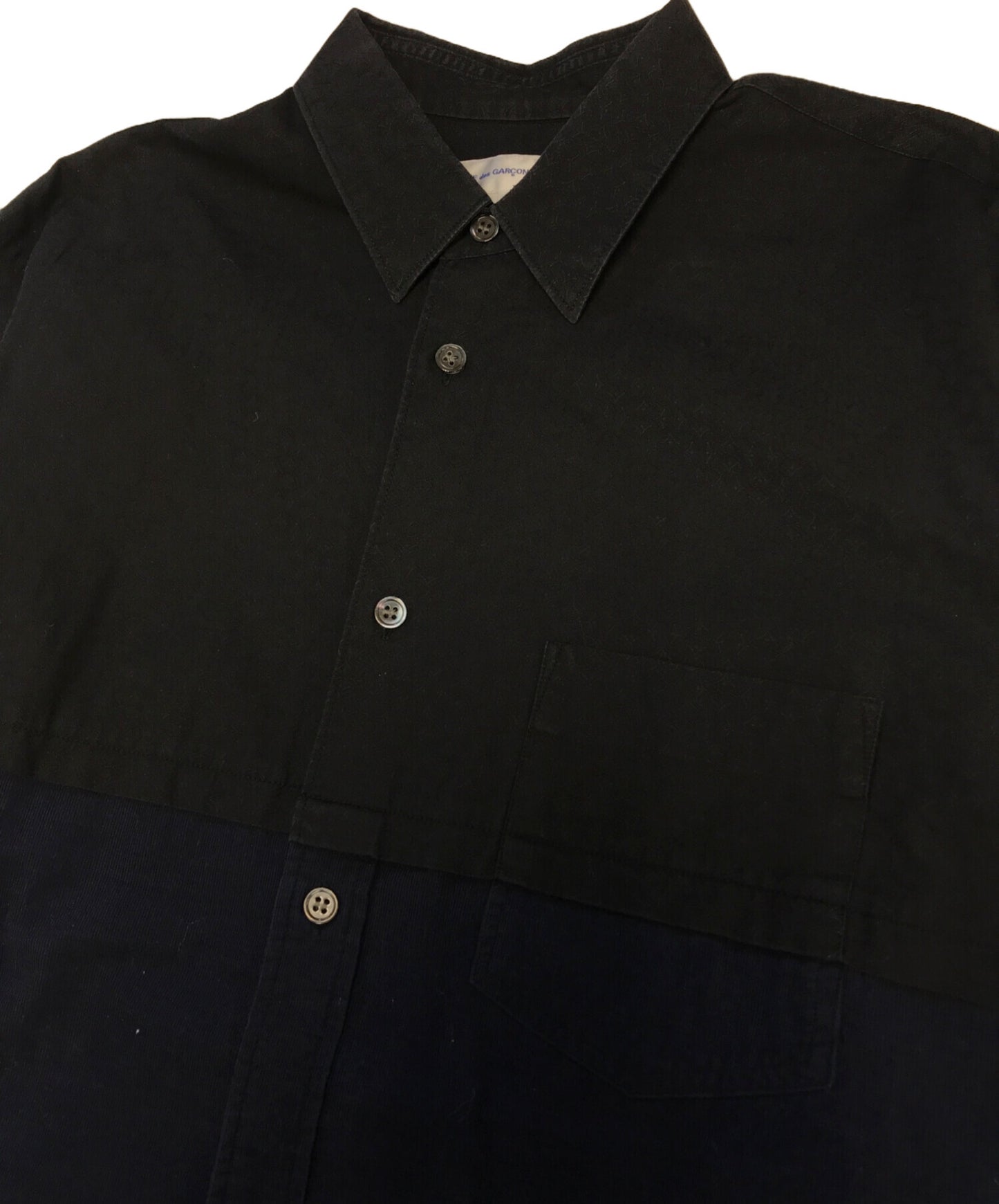 [Pre-owned] COMME des GARCONS SHIRT Shirt with Mixed-Fabric Panels W24046