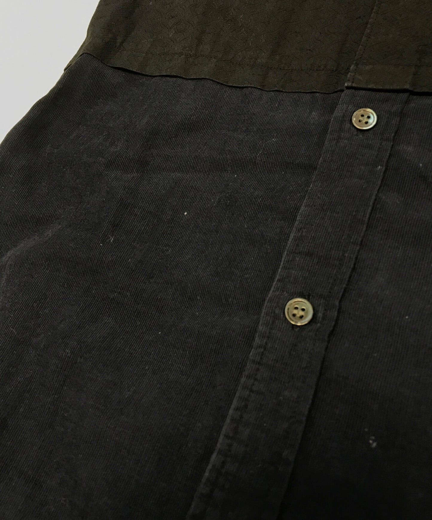 [Pre-owned] COMME des GARCONS SHIRT Shirt with Mixed-Fabric Panels W24046