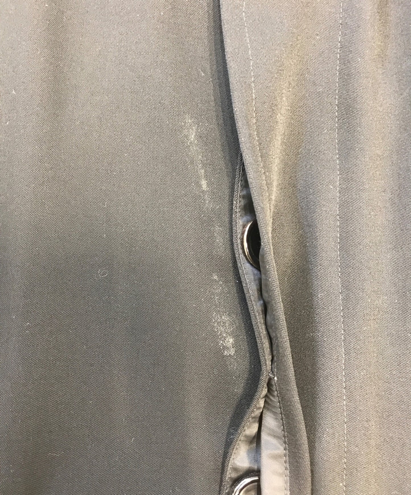 [Pre-owned] COMME des GARCONS NOIR Collar-switched stainless-steel collar coat GP-C202
