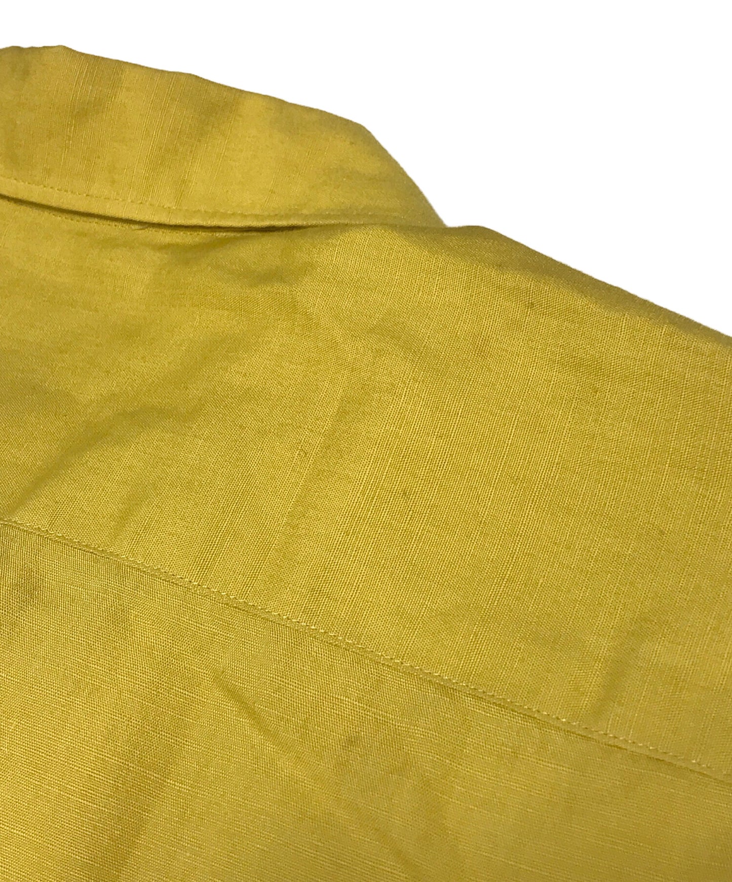 [Pre-owned] COMME des GARCONS HOMME Linen-Blend Open-Collar Shirt HB-020270
