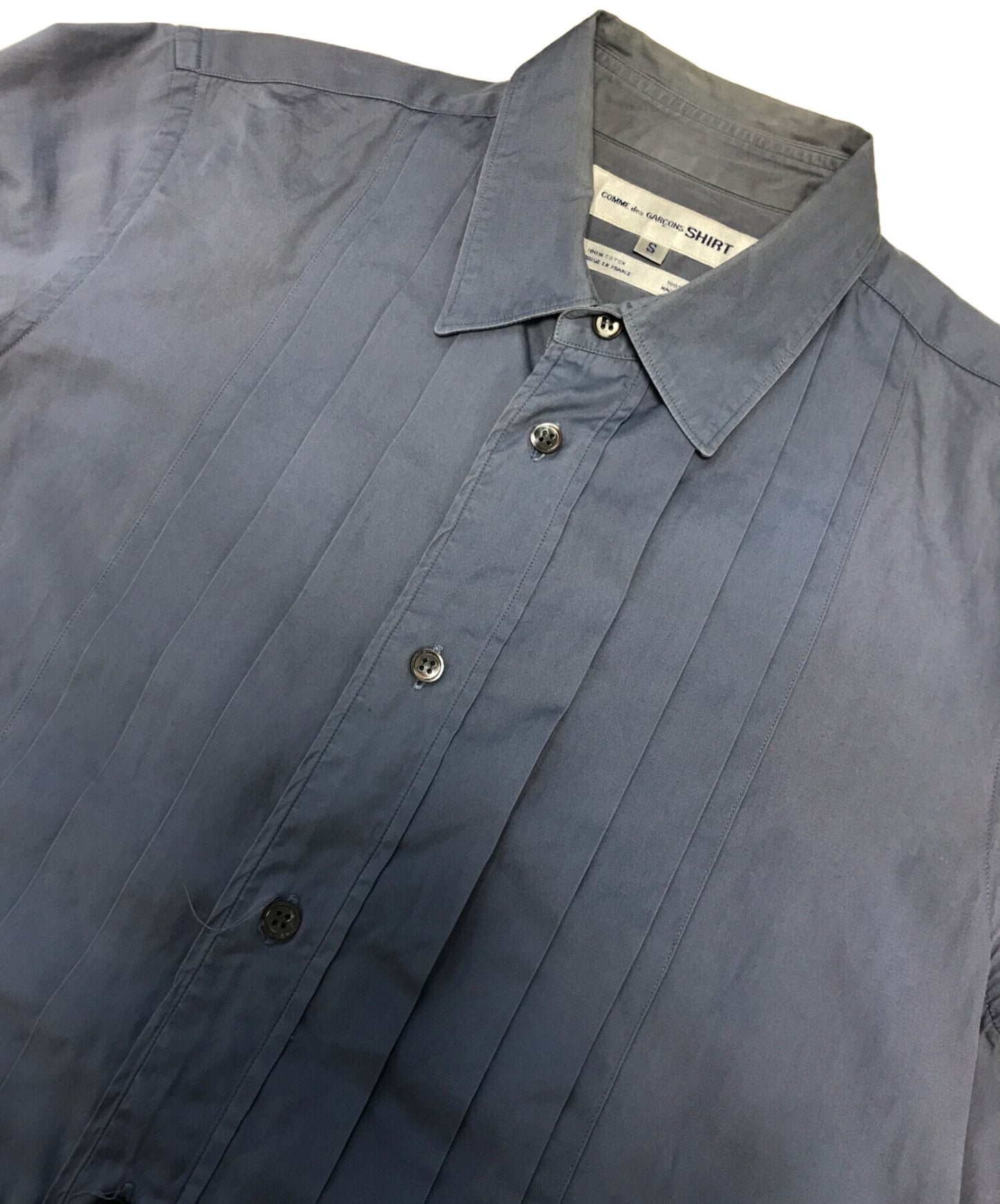 [Pre-owned] COMME des GARCONS SHIRT Front-Pleated Shirt