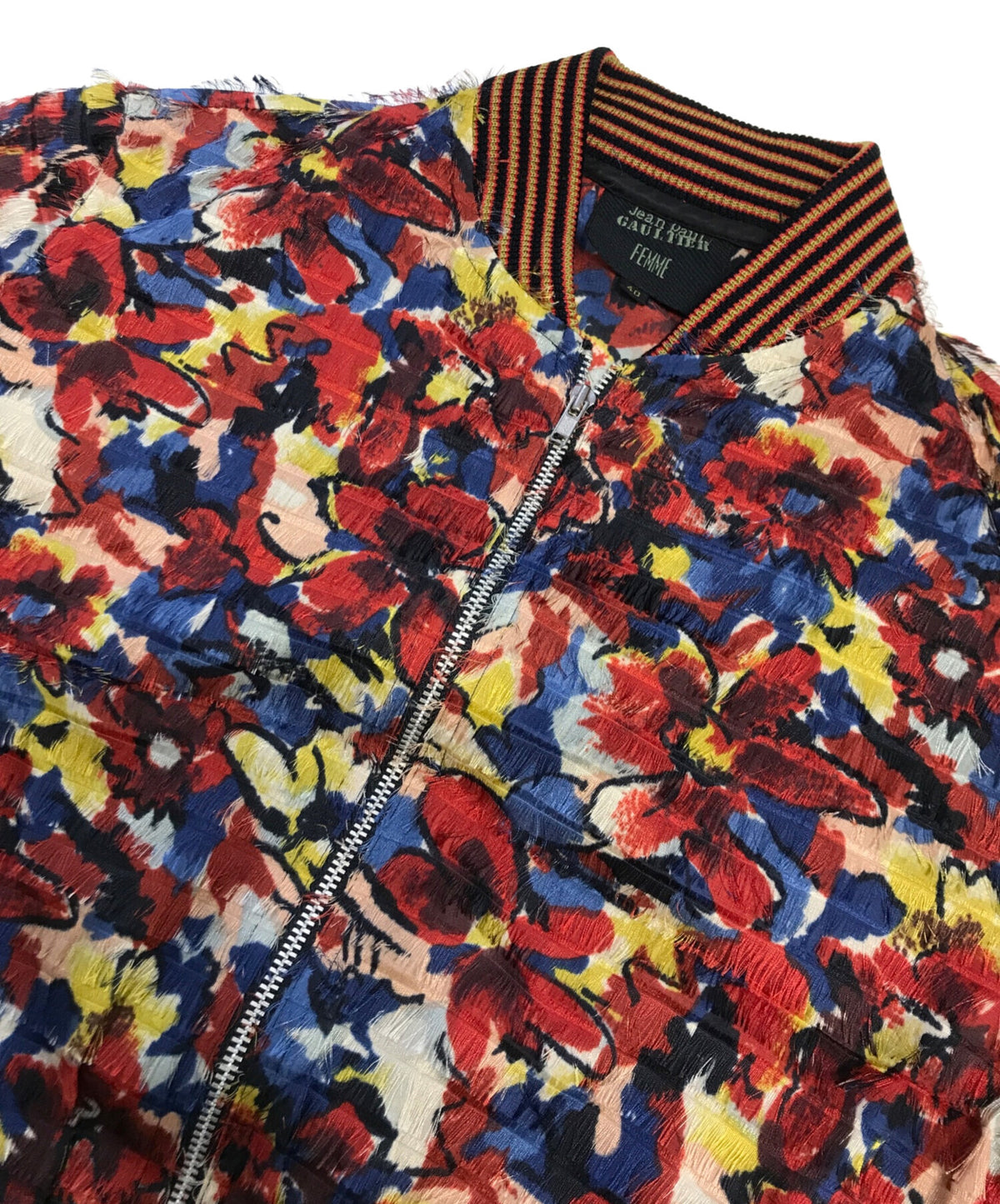 [Pre-owned] Jean Paul Gaultier FEMME All-Over Print Blouson