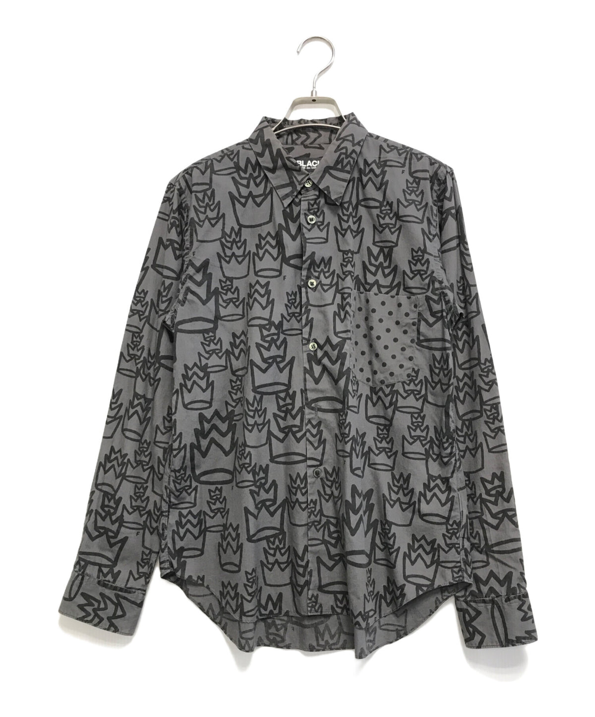 [Pre-owned] BLACK COMME des GARCONS All-over-print shirt 1K-B001