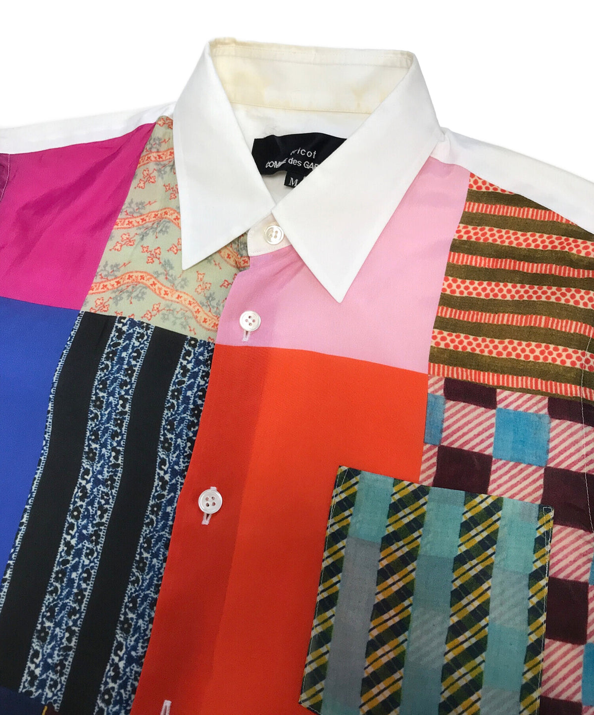 [Pre-owned] tricot COMME des GARCONS Patchwork Shirt TC-B001
