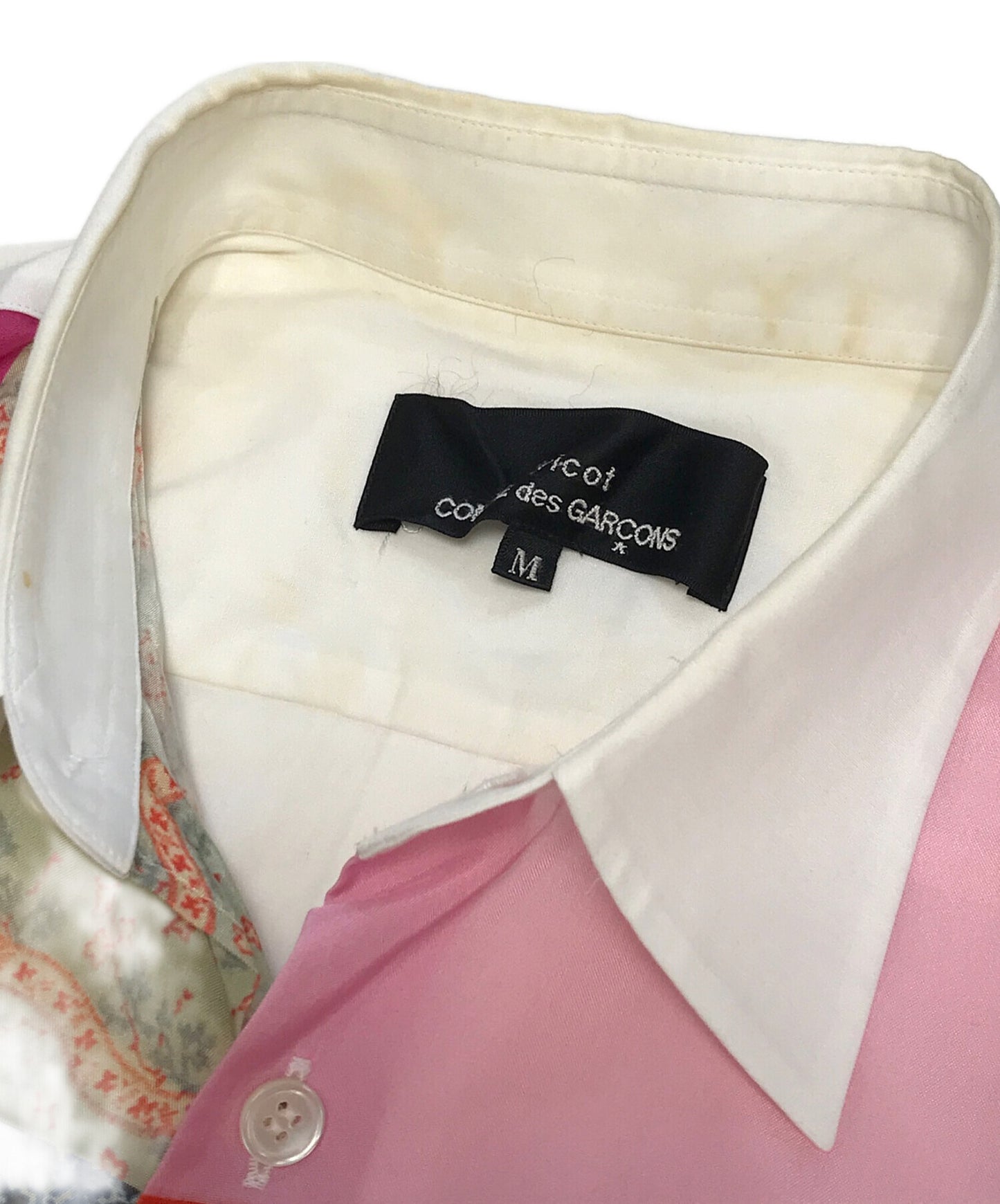 [Pre-owned] tricot COMME des GARCONS Patchwork Shirt TC-B001