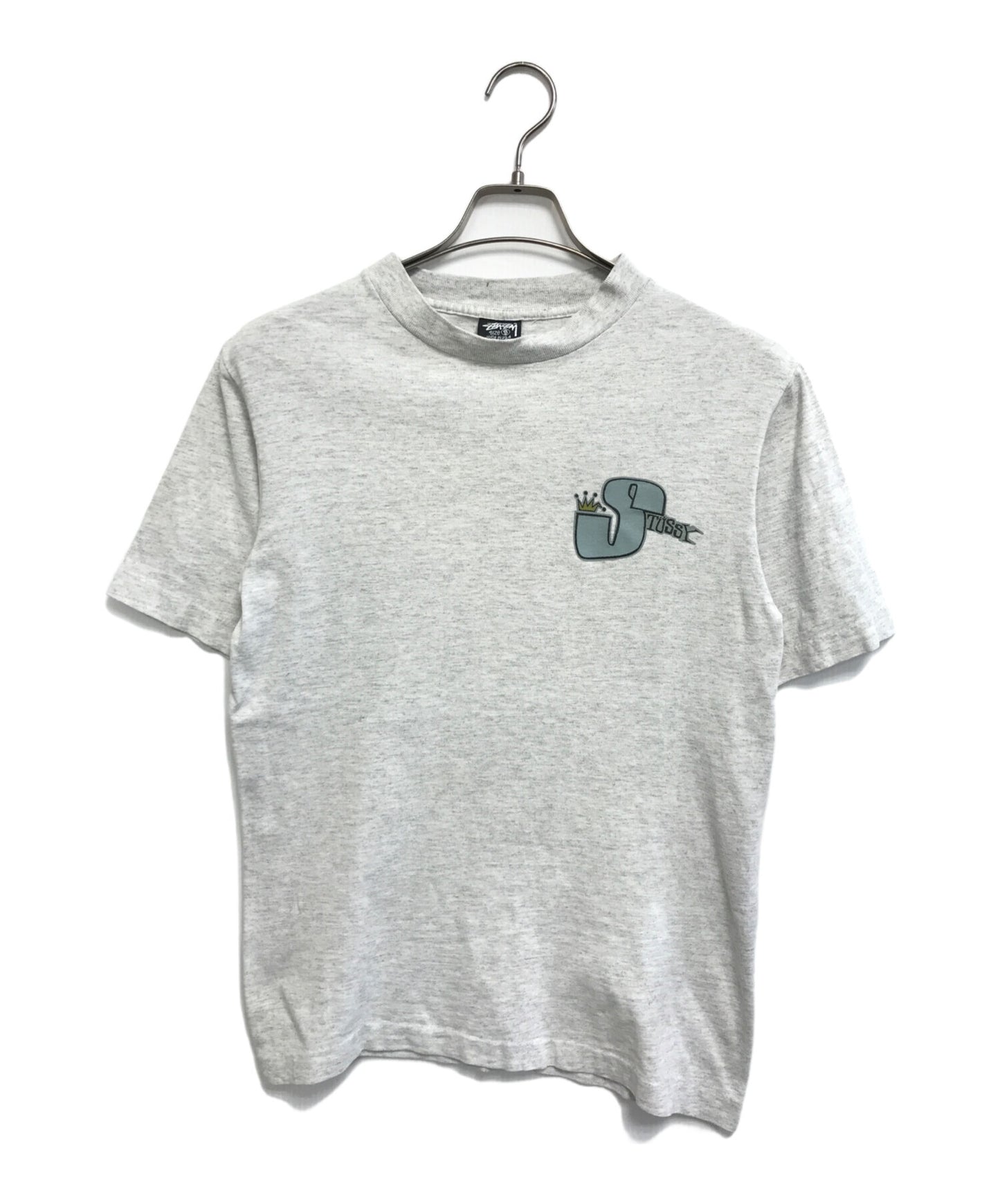 [Pre-owned] stussy T-Shirt with a Crumpled Crown Print