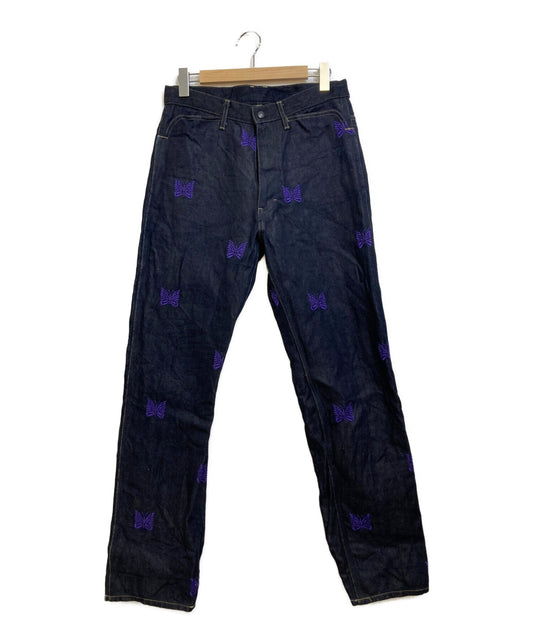 [Pre-owned] Needles rigid straight jeans KP149.