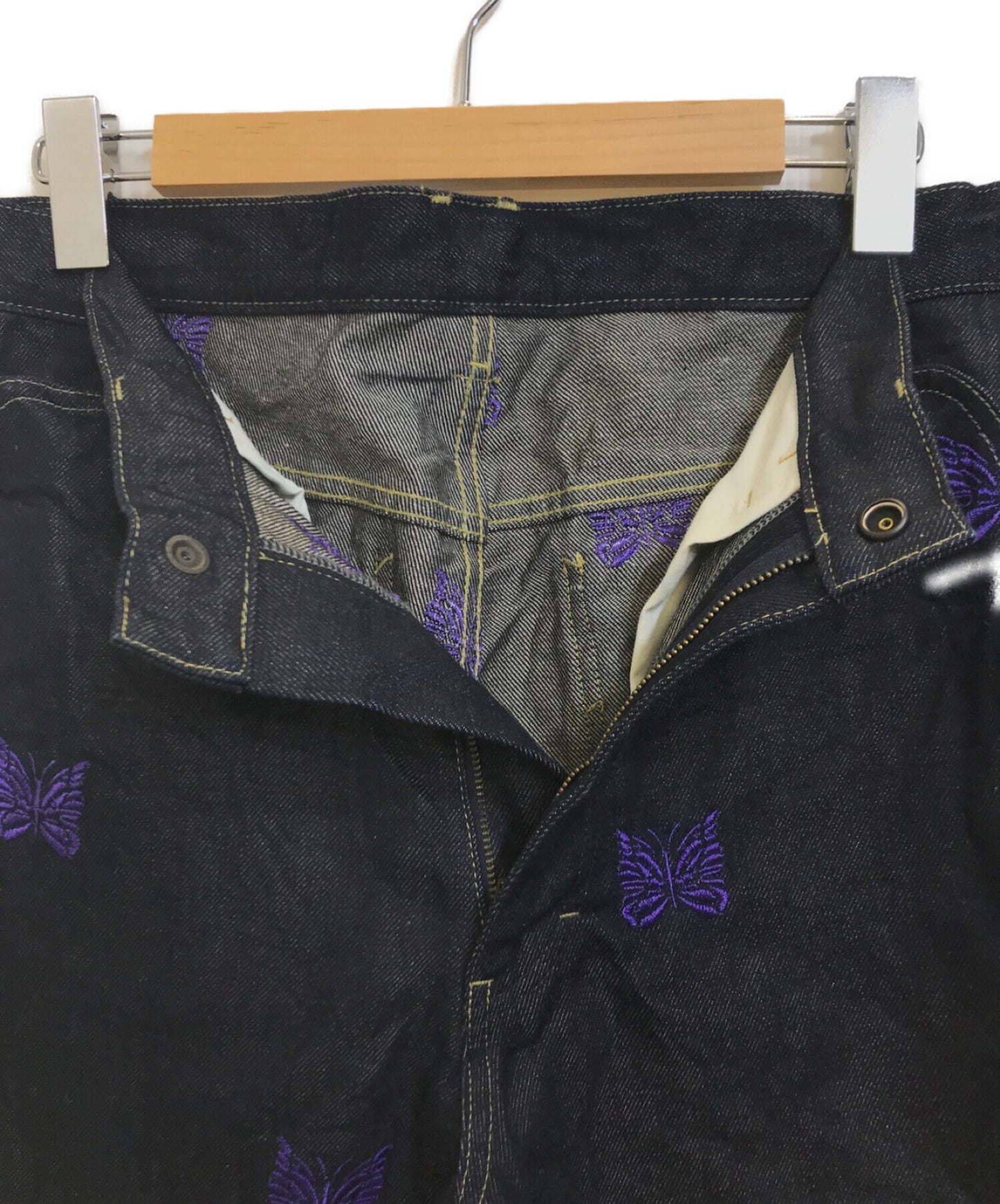 [Pre-owned] Needles rigid straight jeans KP149.