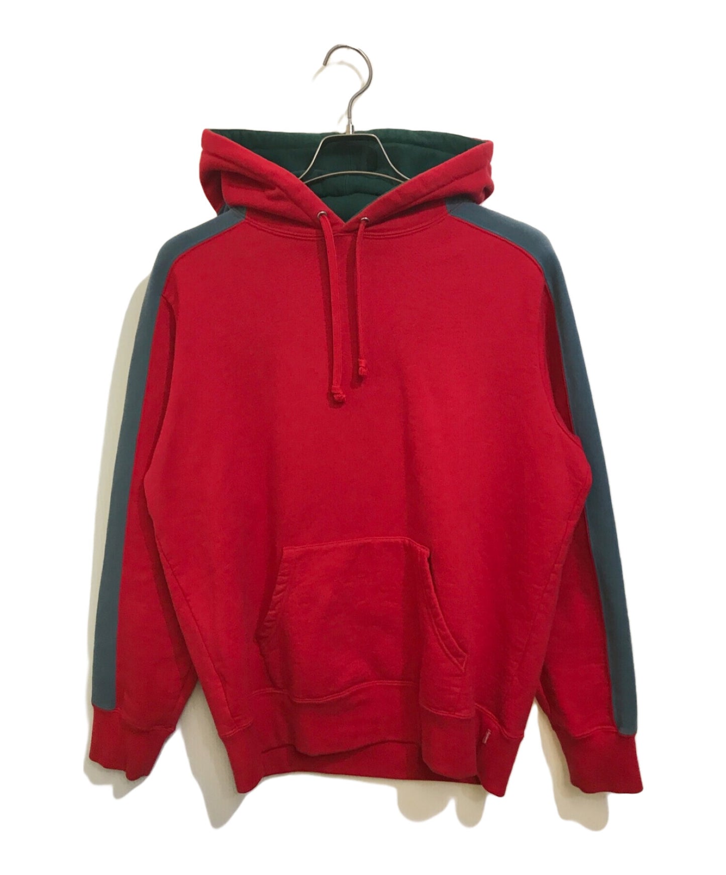 [Pre-owned] SUPREME Embroidered Logo Bicolor Hoodie