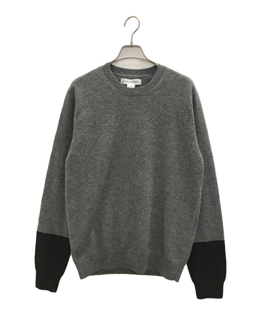 [Pre-owned] COMME des GARCONS SHIRT Bicolor crew neck knit FZ-N112