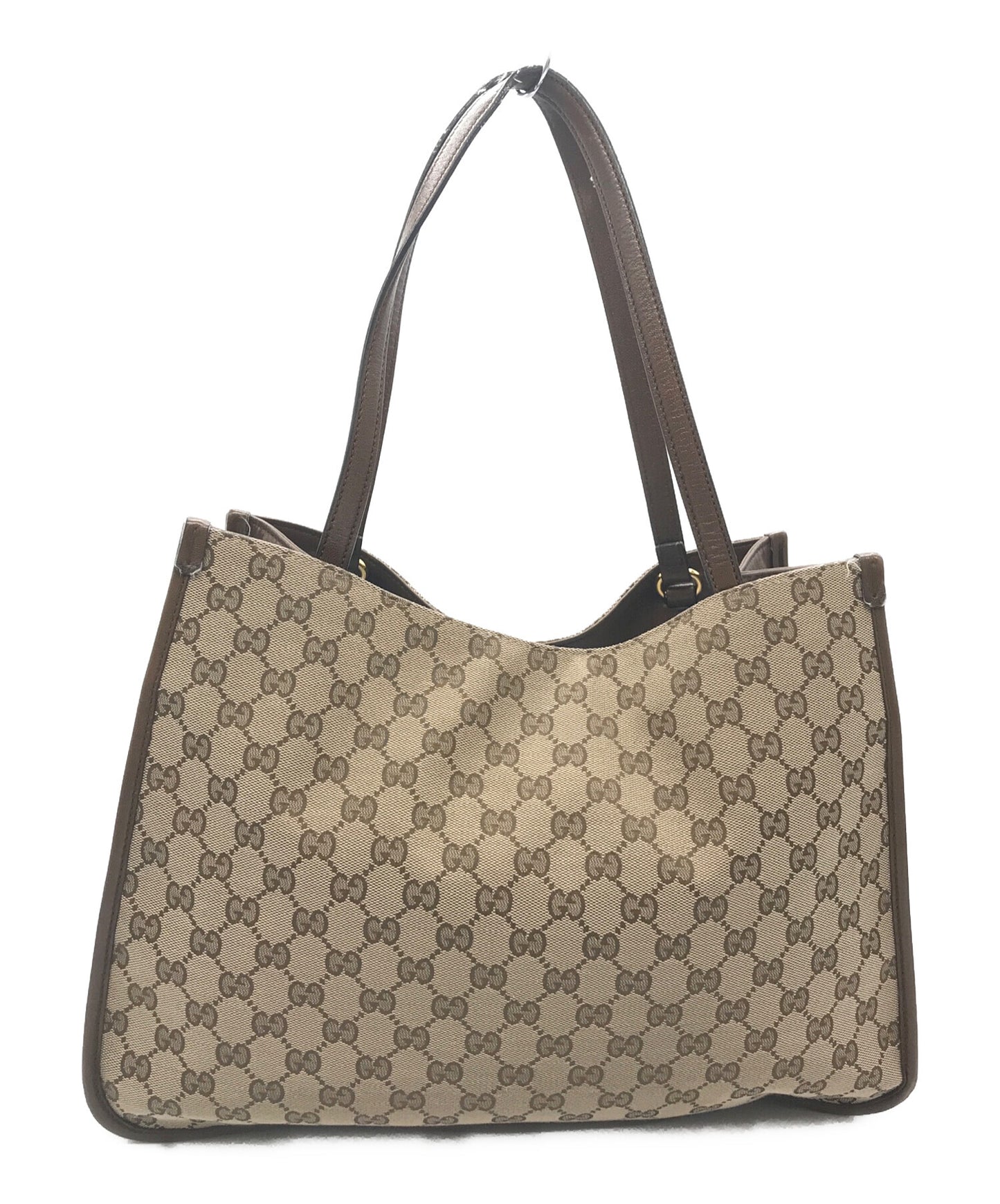 [Pre-owned] GUCCI Horsebit 1955 canvas tote bag 623694